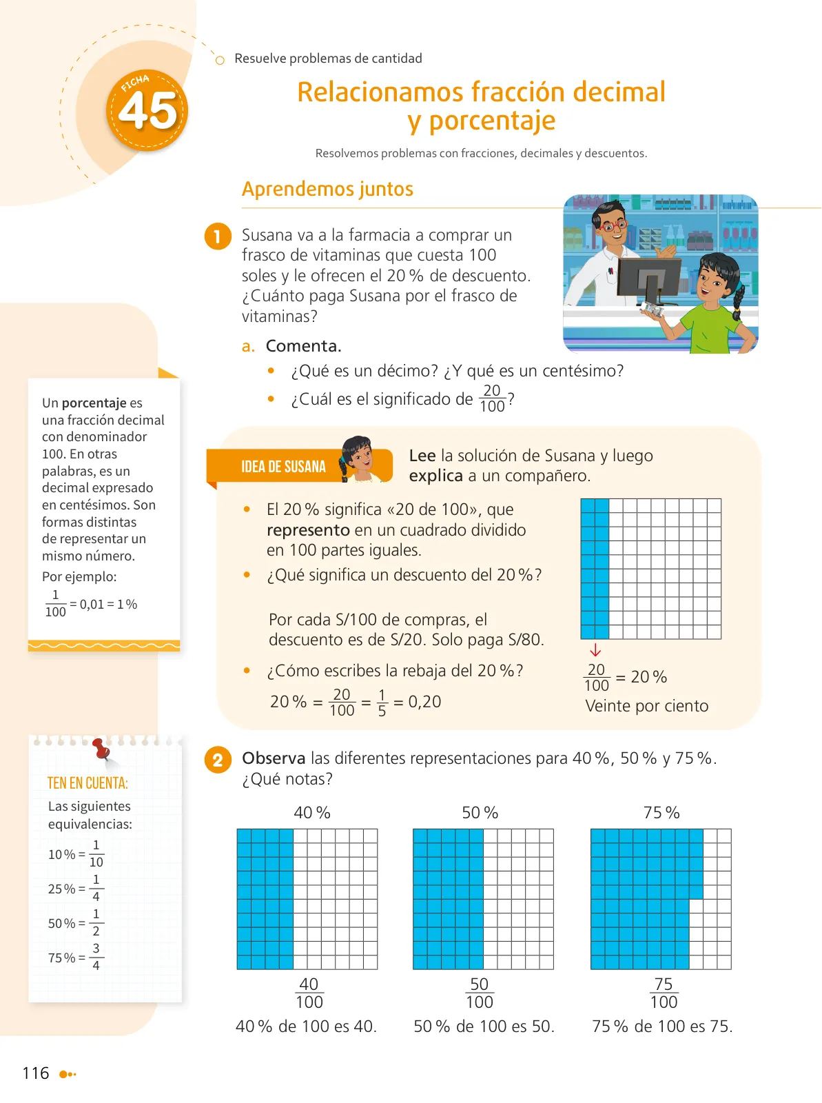 Miniatura página 118 de Texto de Matemática 6. Sexto grado de Primaria · 2024