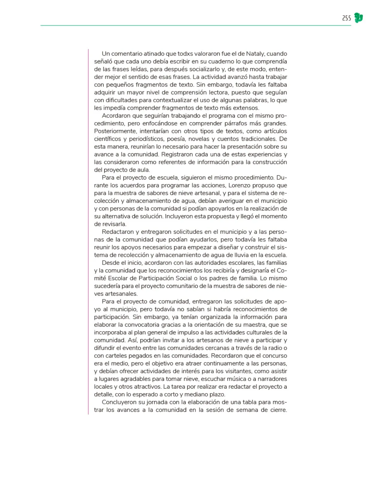 Miniatura página 256 de Colección Ximhai. Nuestro libro de Proyectos.  Tomo III.  Libro de Educación Telesecundaria Grado 1°  Ciclo Escolar 2025 - 2026