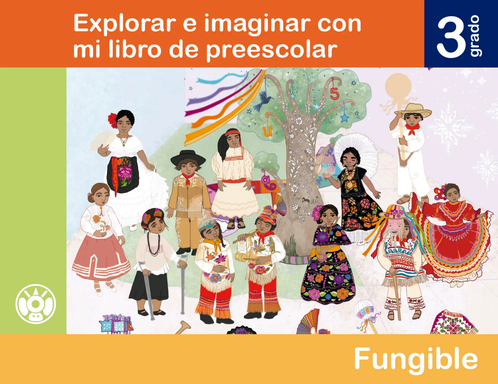 Miniatura página 1 de Explorar e imaginar con mi libro de Preescolar.   Libro de Educación Preescolar Grado 3°  Ciclo Escolar 2025 - 2026