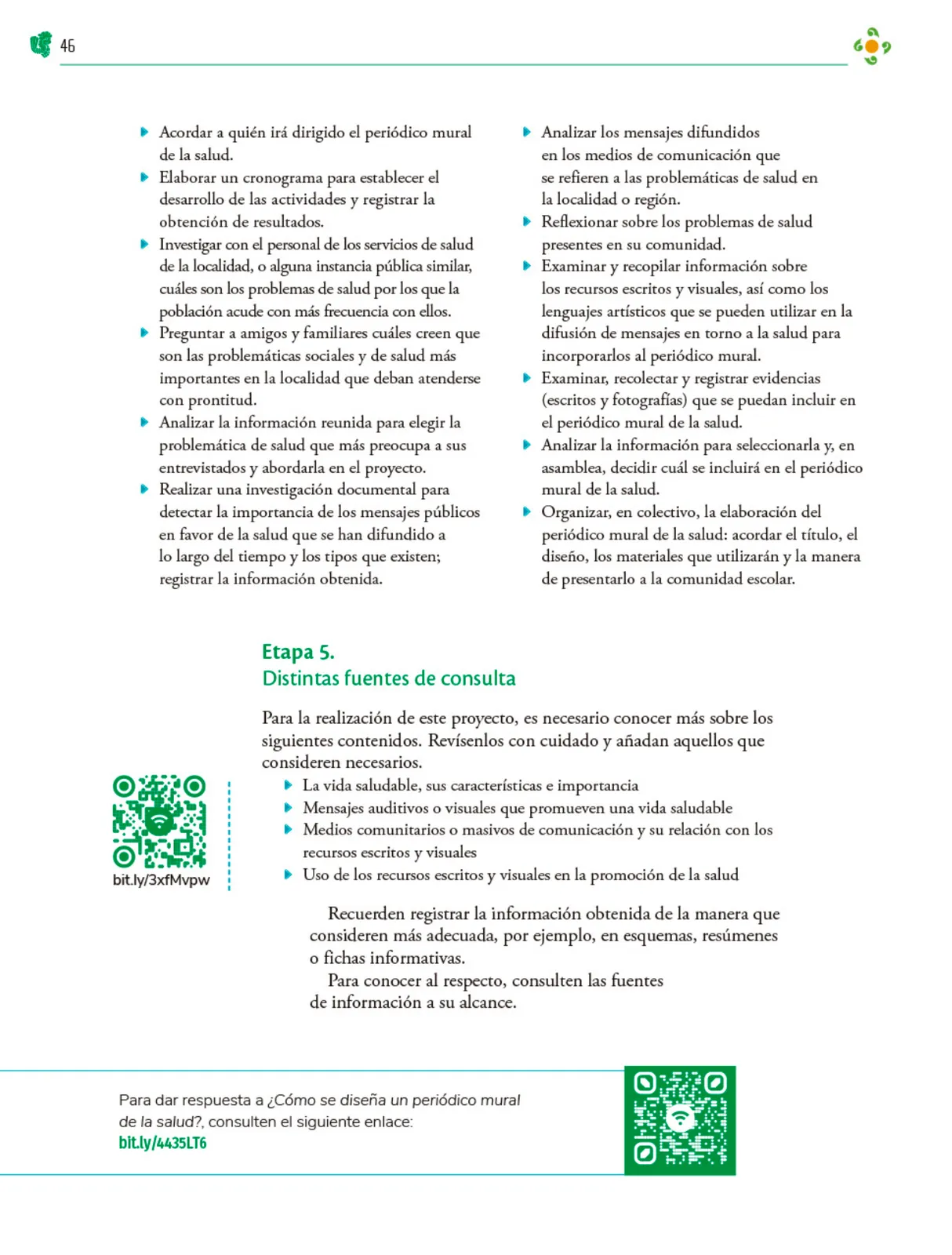 Miniatura página 47 de Colección Sk´asolil. Nuestro libro de Proyectos.  Tomo III.  Libro de Educación Telesecundaria Grado 2°  Ciclo Escolar 2025 - 2026