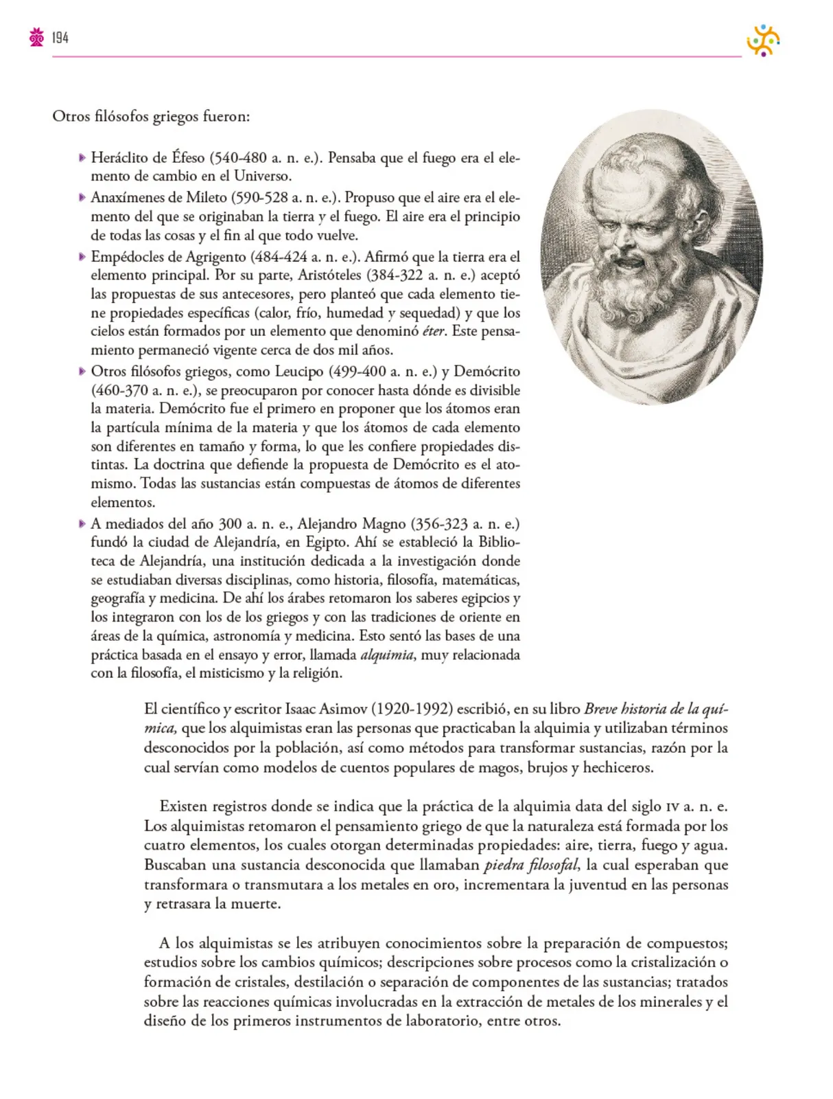 Miniatura página 195 de Colección Nanahuatzin. Saberes y pensamiento científico.   Libro de Educación Secundaria Grado 3°  Ciclo Escolar 2025 - 2026