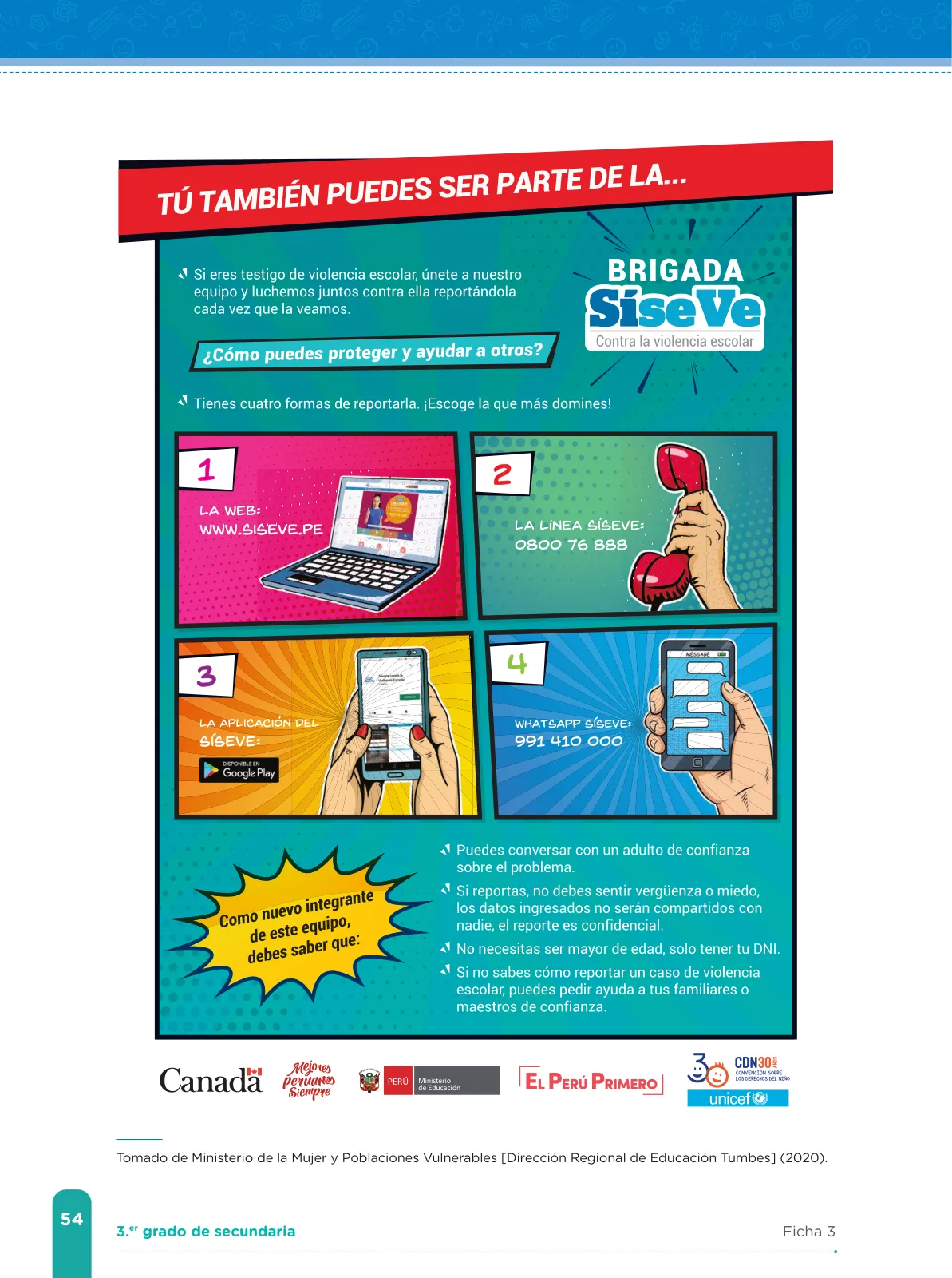Página 56 de Fichas de aprendizaje de Comunicación 3 · 2024