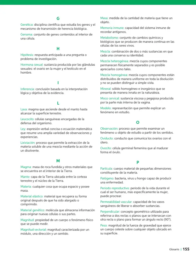 Página 156 de Ciencias Naturales – Séptimo Básico | Texto del Estudiante MINEDUC – Descargar PDF · 2024