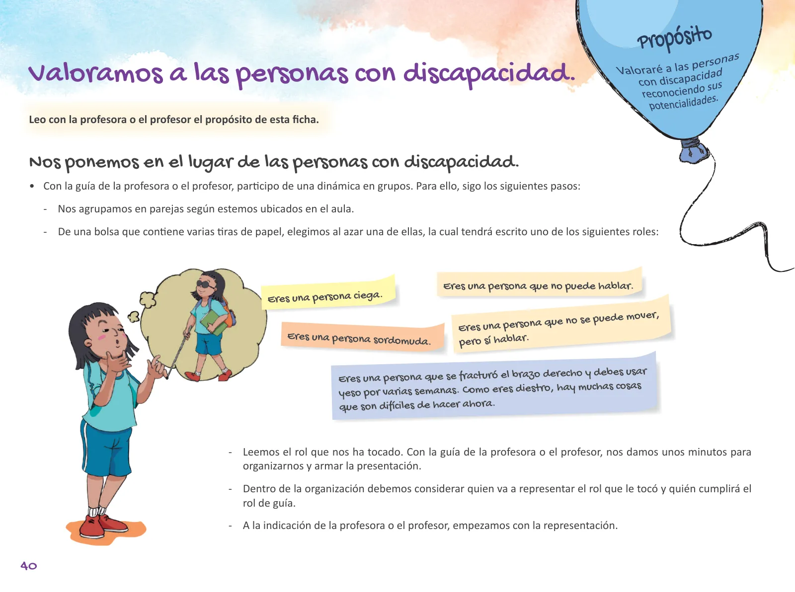 Miniatura página 42 de Cuadernillo de Tutoría Quinto Grado Educación Primaria 2019 · 2019