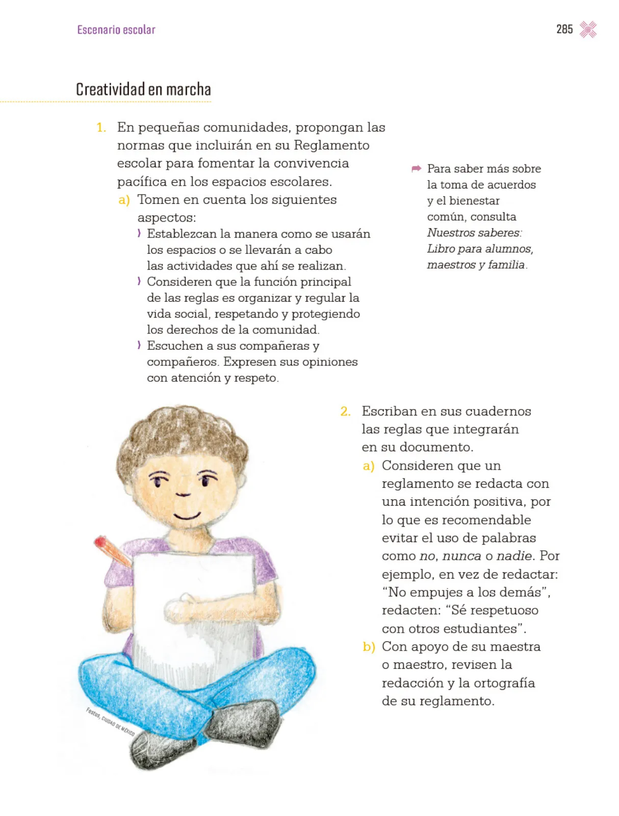 Página 288 de Proyectos Escolares. Libro de Educación Primaria Grado 3° Ciclo Escolar 2025 - 2026