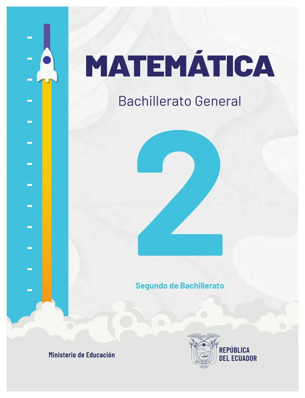 Portada de Matematica · 2do BGU · 2024