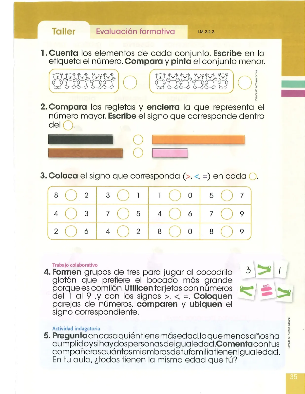 Página 36 de Matematica · 2 EGB · 2025