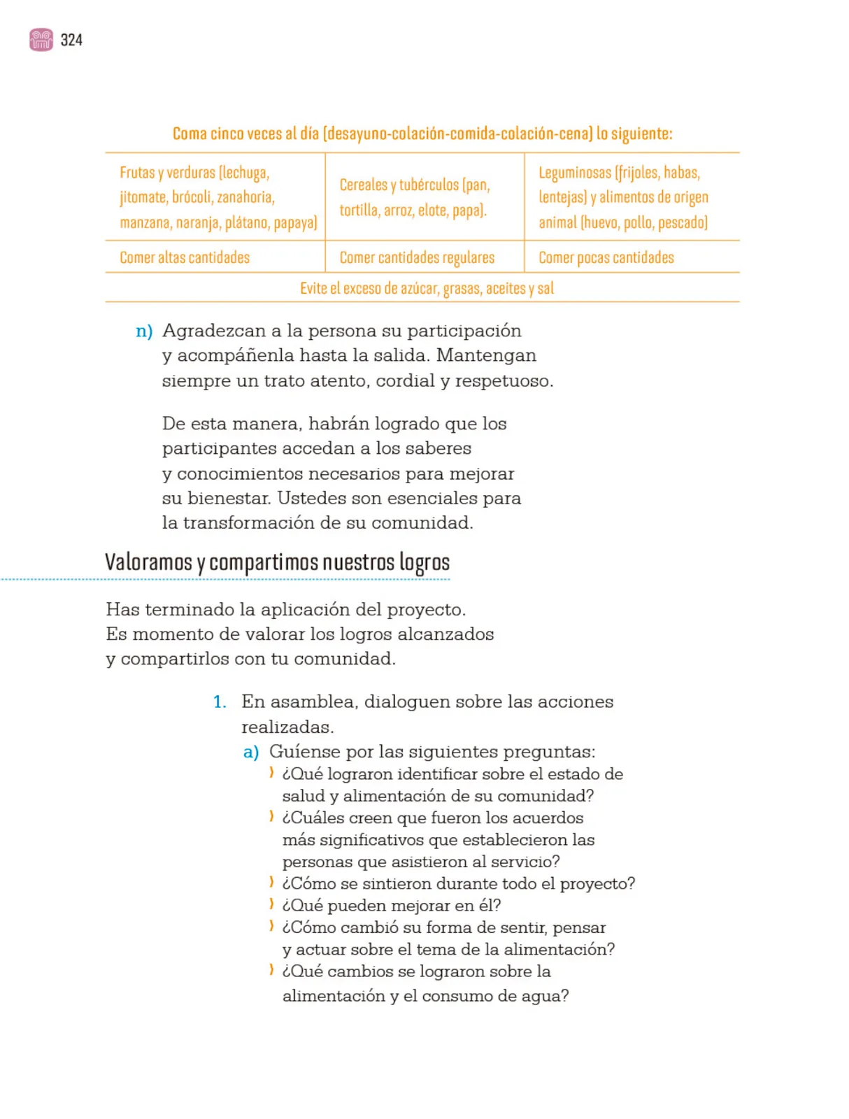 Miniatura página 327 de Proyectos Comunitarios.   Libro de Educación Primaria Grado 4°  Ciclo Escolar 2025 - 2026
