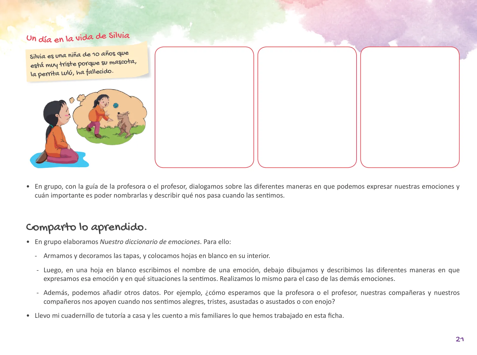 Miniatura página 23 de Cuadernillo de Tutoría Cuarto Grado Educación Primaria 2019 ﻿ · 2019