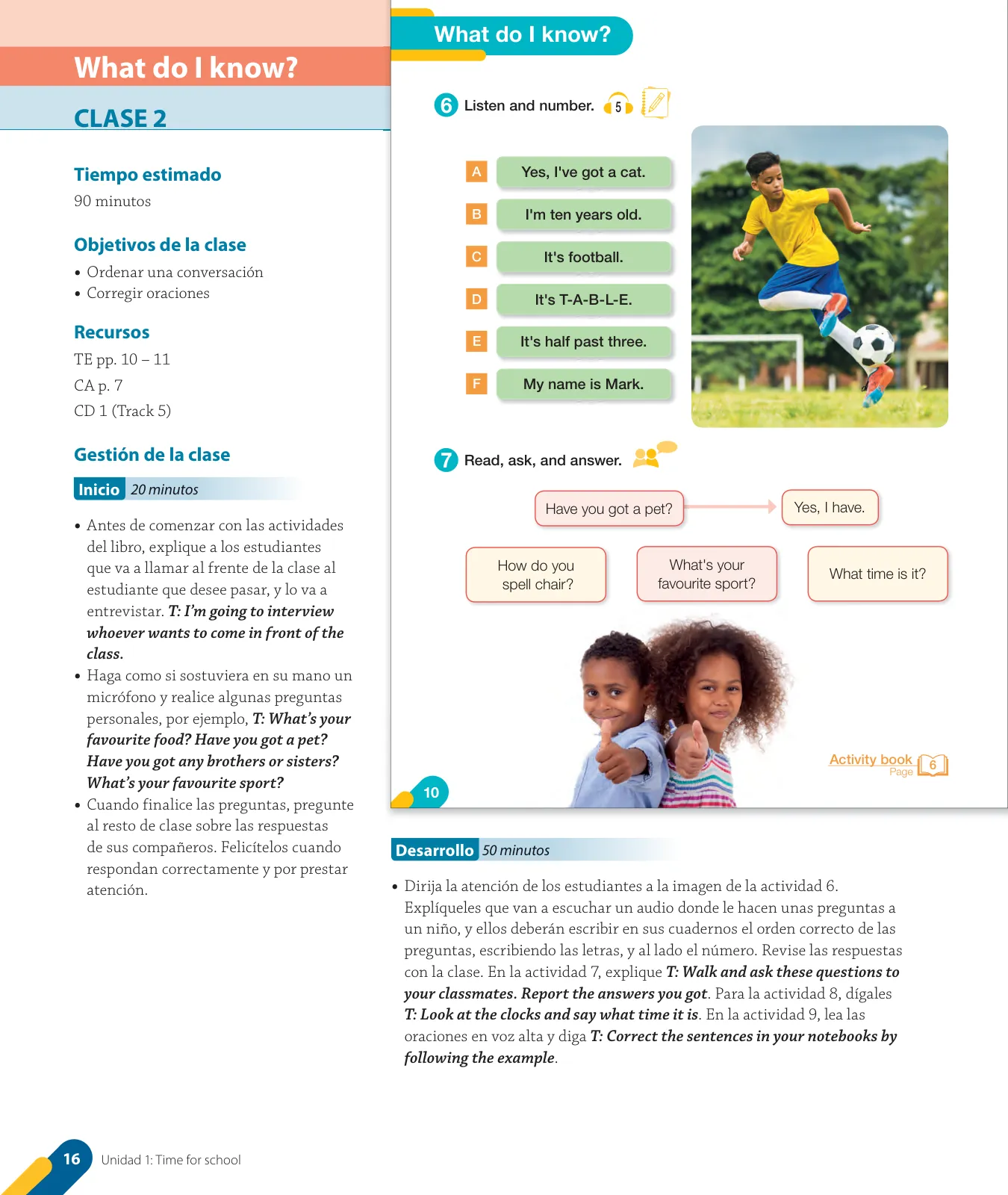 Miniatura página 18 de Inglés – Cuarto Básico | Texto del Estudiante MINEDUC – Descargar PDF · 2024