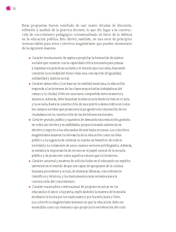 Página 57 de Un libro sin recetas para la maestra y el maestro. Fase 6. Libro de Educación Secundaria Grado 1°, 2°, 3° Ciclo Escolar 2025 - 2026