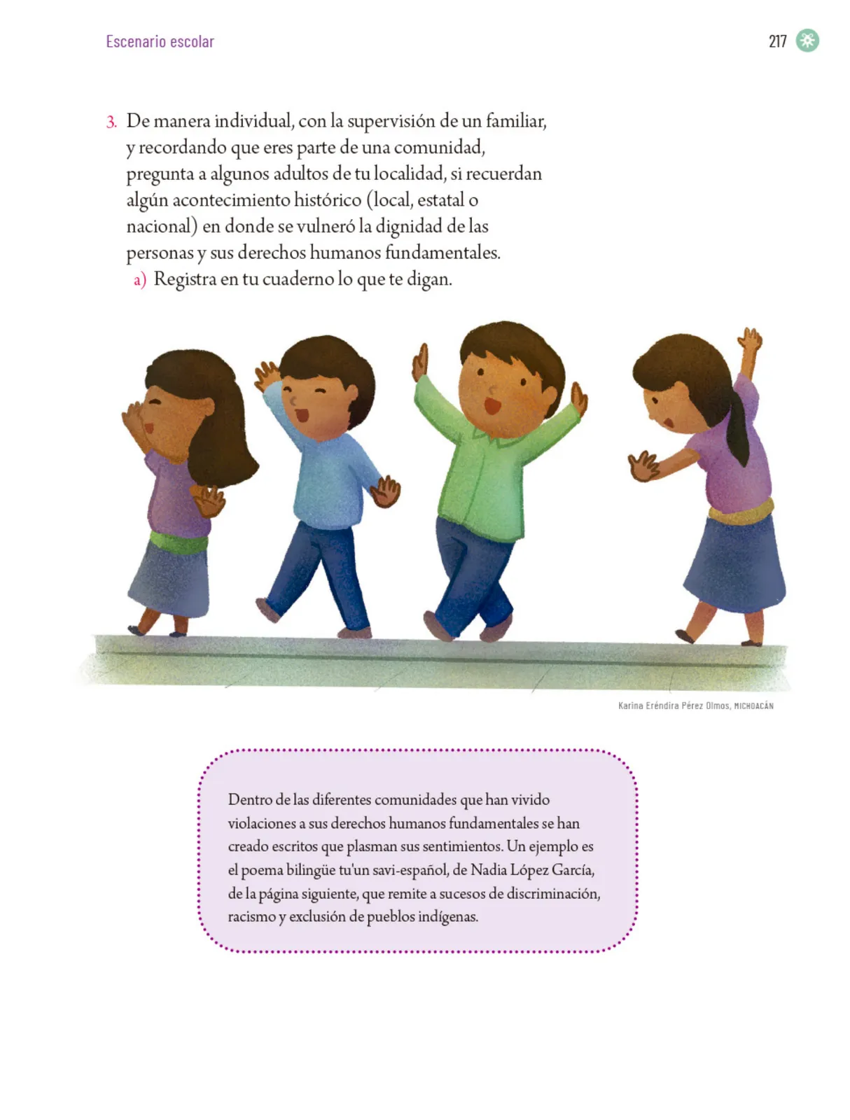 Página 220 de Proyectos Escolares. Libro de Educación Primaria Grado 5° Ciclo Escolar 2025 - 2026