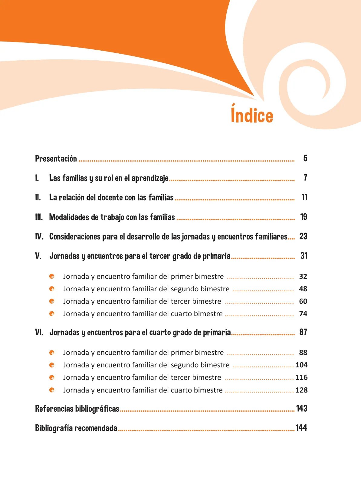 Miniatura página 5 de Guía para el trabajo docente con las familias del ciclo IV de Primaria · 2016