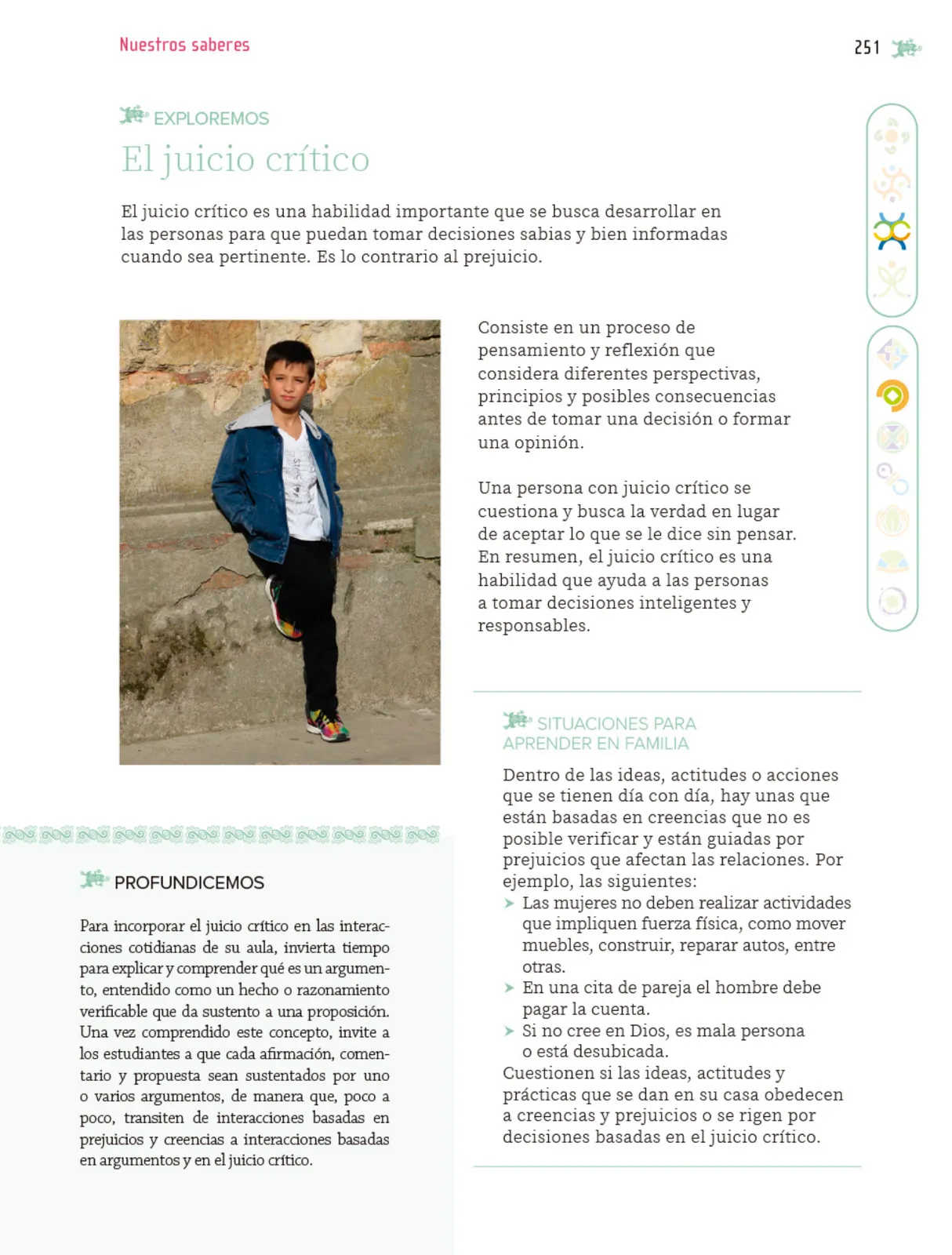 Miniatura página 252 de Nuestros saberes: Libro para alumnos, maestros y familia.   Libro de Educación Primaria Grado 5°  Ciclo Escolar 2025 - 2026