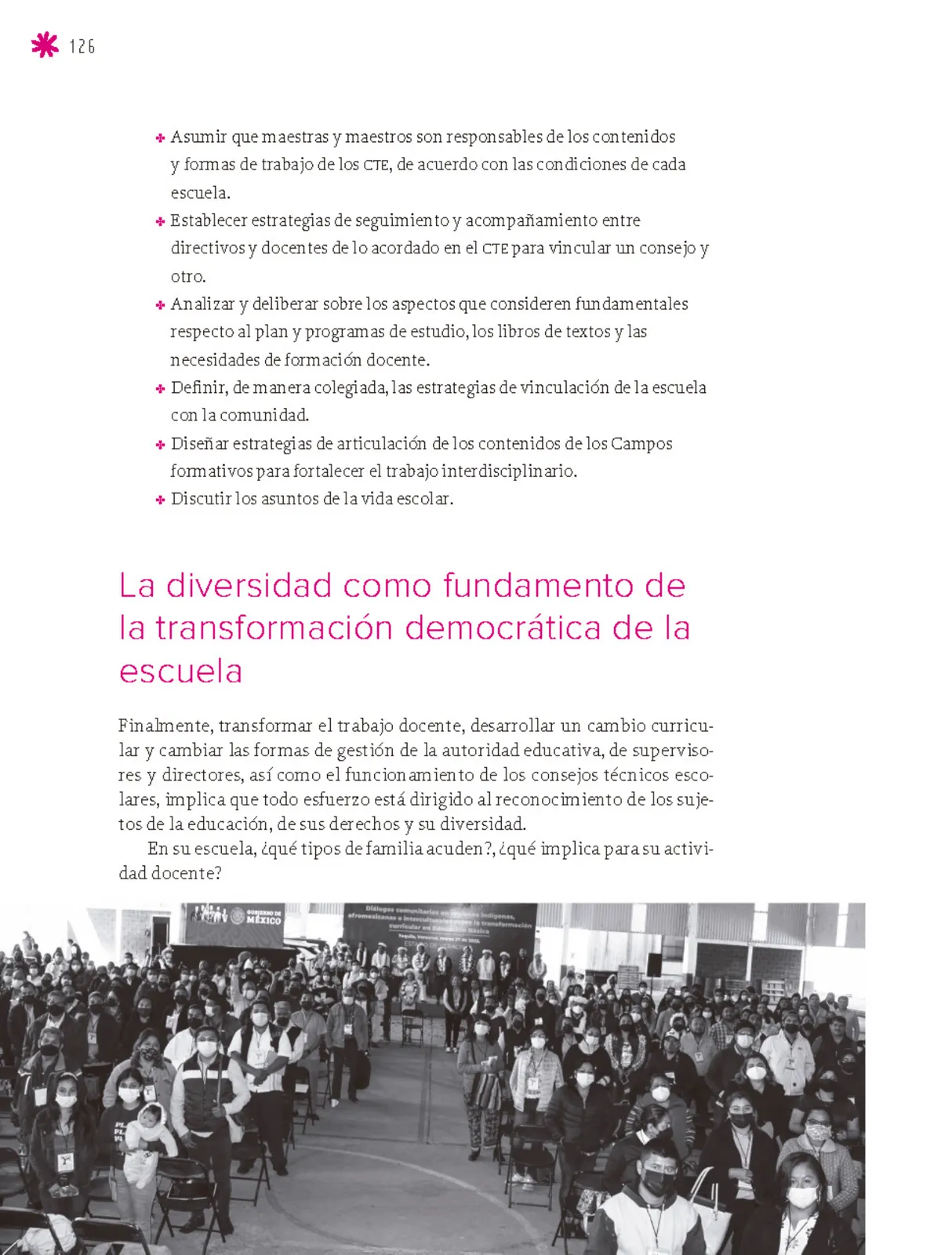 Miniatura página 127 de Un libro sin recetas para la maestra y el maestro. Fase 6.  Libro de Educación Secundaria Grado 1°, 2°, 3°  Ciclo Escolar 2025 - 2026