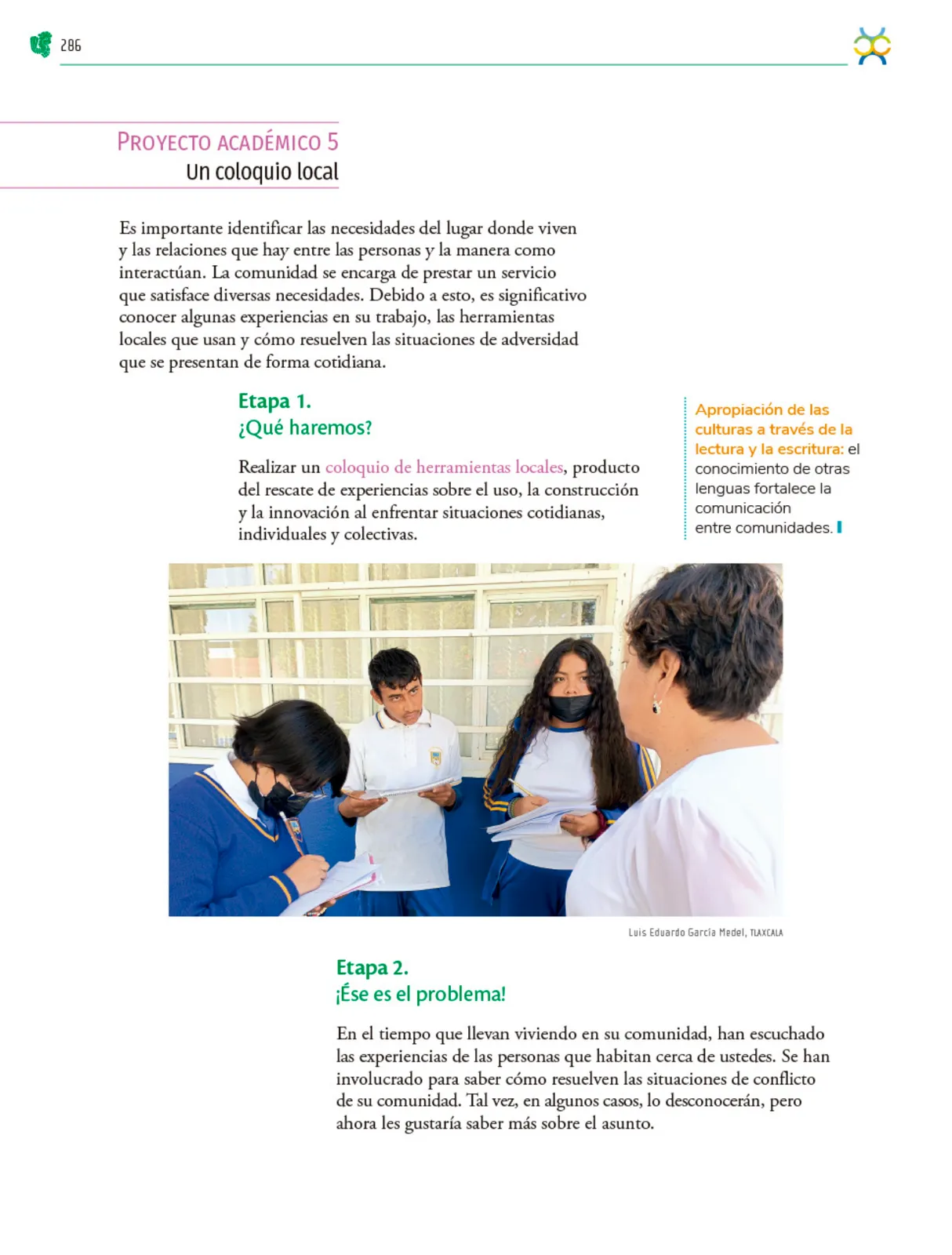 Página 287 de Colección Ximhai. Nuestro libro de Proyectos. Tomo I. Libro de Educación Telesecundaria Grado 1° Ciclo Escolar 2025 - 2026