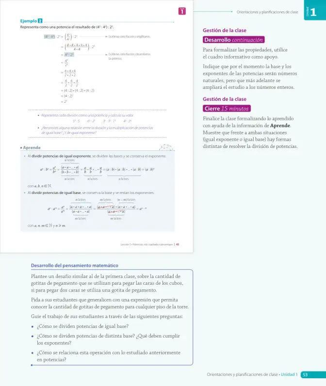 Página 55 de Matemática – Octavo Básico | Texto del Estudiante MINEDUC – Descargar PDF · 2024