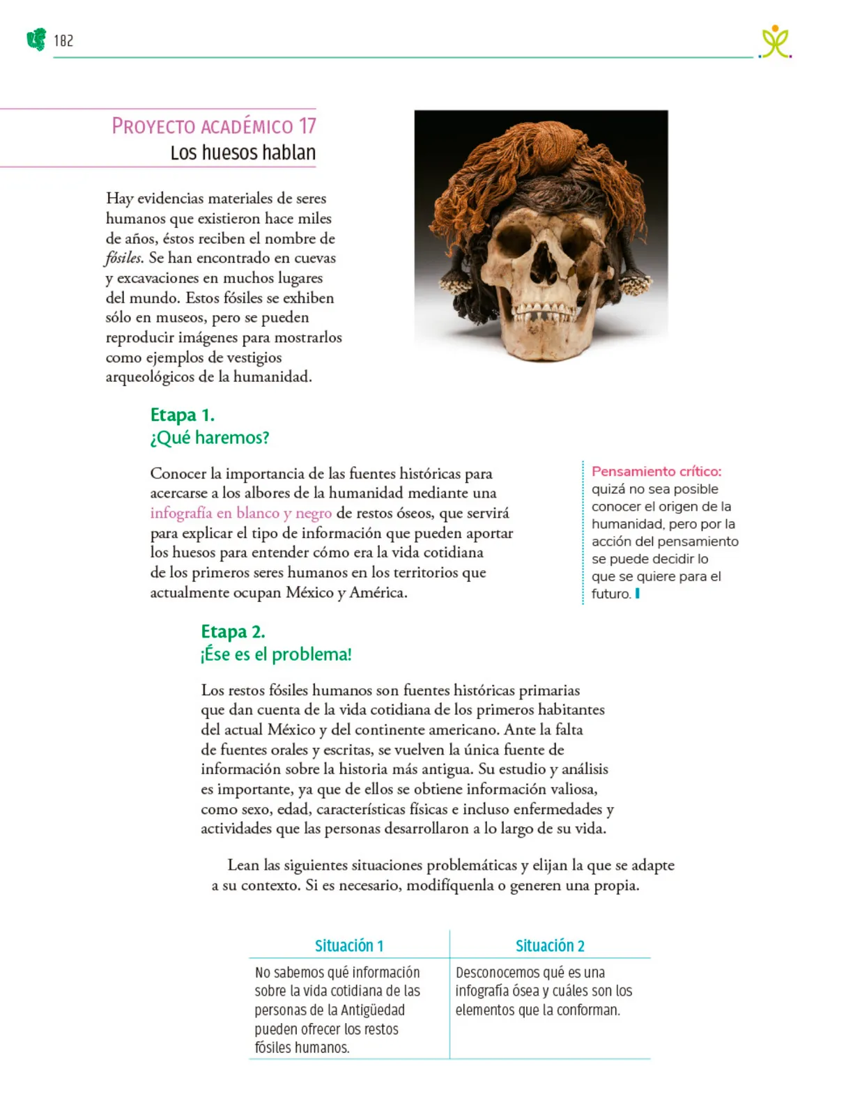 Miniatura página 183 de Colección Ximhai. Nuestro libro de Proyectos.  Tomo II.   Libro de Educación Telesecundaria Grado 1°  Ciclo Escolar 2025 - 2026