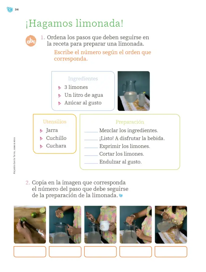 Página 35 de Múltiples lenguajes. Trazos y palabras. Libro de Educación Primaria Grado 2° Ciclo Escolar 2025 - 2026