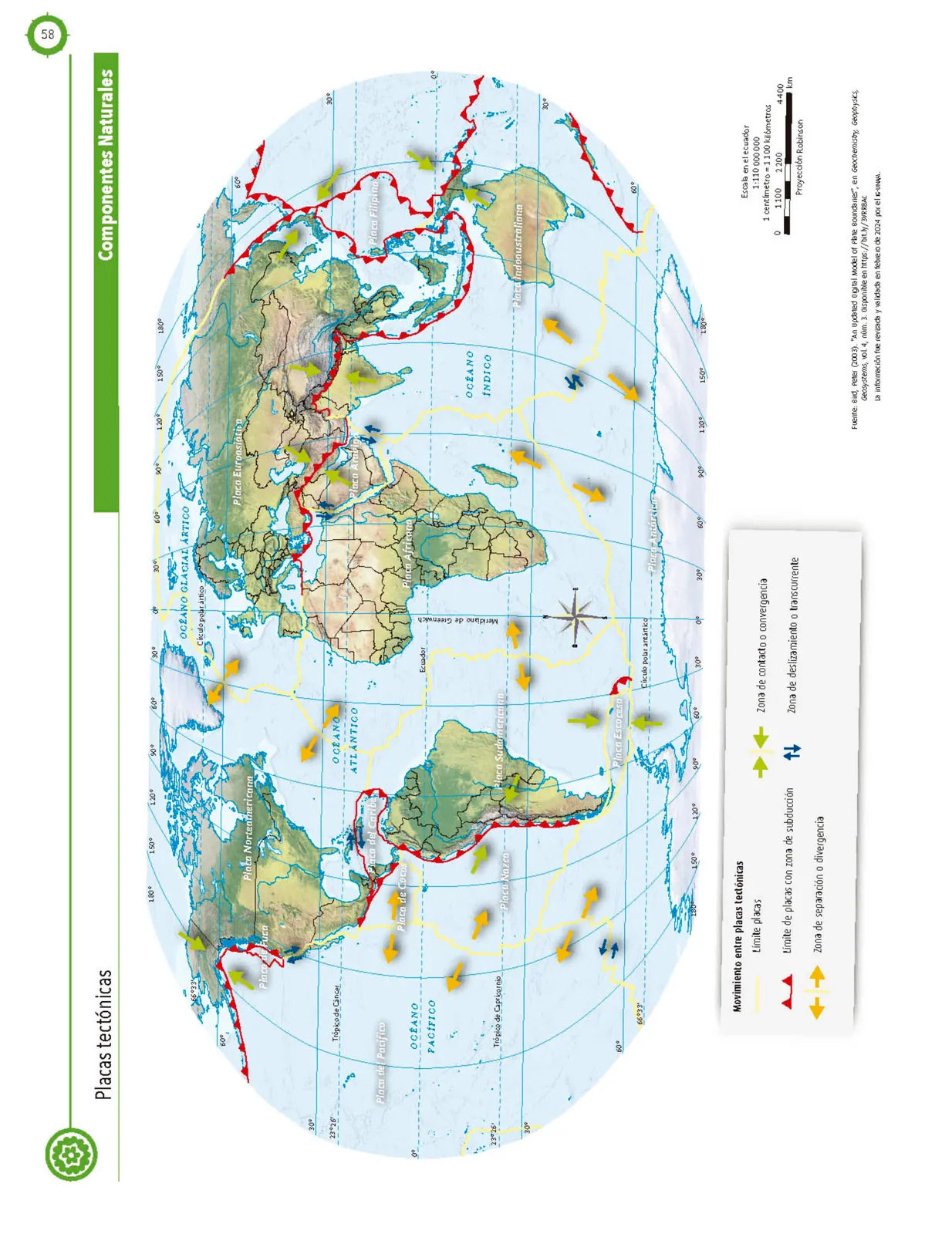 Miniatura página 59 de Cartografía de México y el mundo.   Libro de Educación Primaria Grado 4°  Ciclo Escolar 2025 - 2026