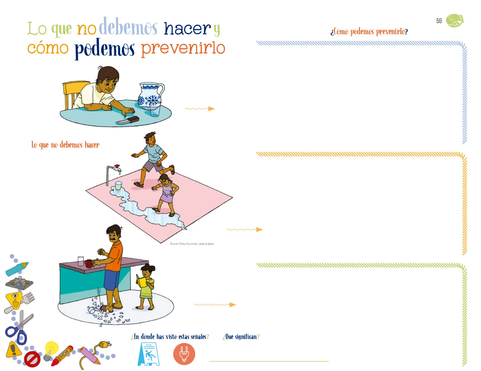 Página 60 de Explorar e imaginar con mi libro de Preescolar.   Libro de Educación Preescolar Grado 1°  Ciclo Escolar 2025 - 2026