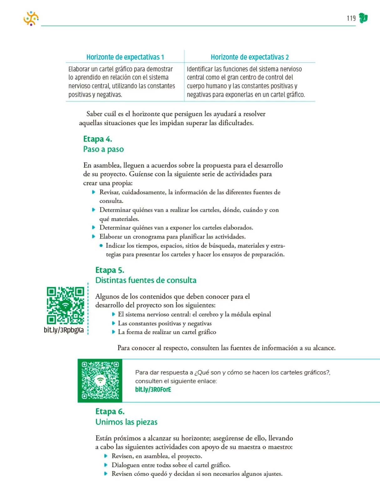 Miniatura página 120 de Colección Ximhai. Nuestro libro de Proyectos. Tomo I.   Libro de Educación Telesecundaria Grado 1°  Ciclo Escolar 2025 - 2026