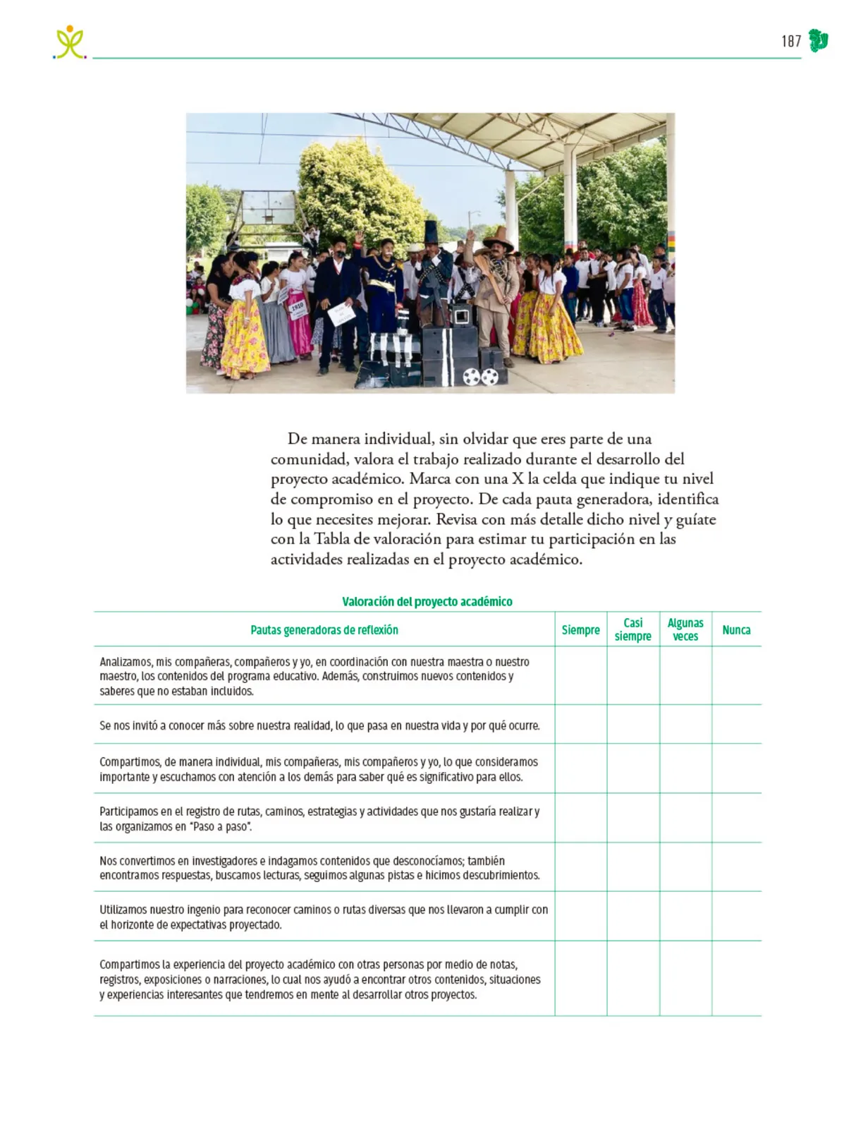 Miniatura página 188 de Colección Nanahuatzin. Nuestro libro de Proyectos.  Tomo II.  Libro de Educación Telesecundaria Grado 3°  Ciclo Escolar 2025 - 2026