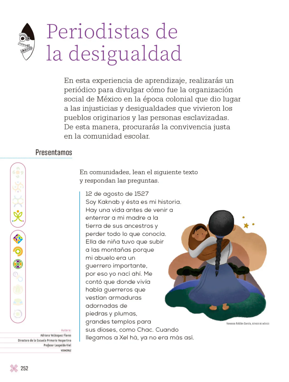 Página 255 de Proyectos Escolares. Libro de Educación Primaria Grado 4° Ciclo Escolar 2025 - 2026