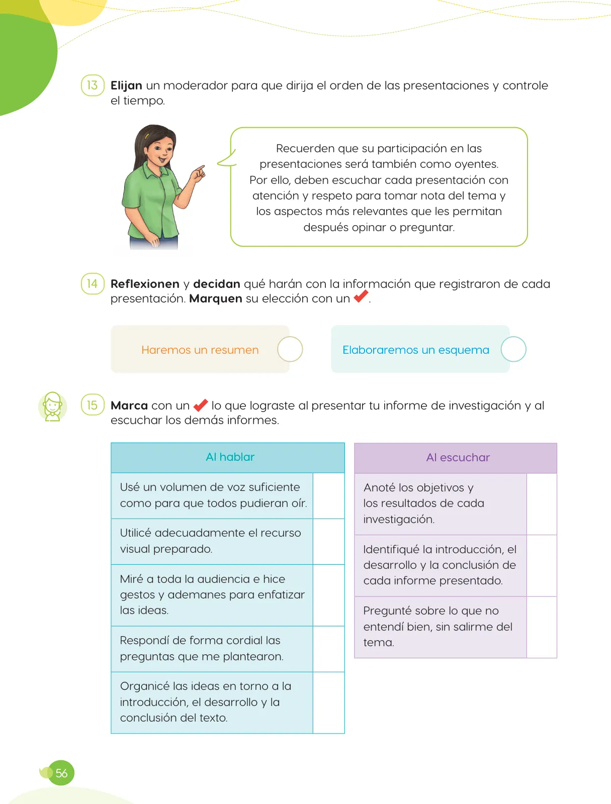 Miniatura página 58 de Cuadernillo de Comunicación 6, sexto grado de Primaria · 2023