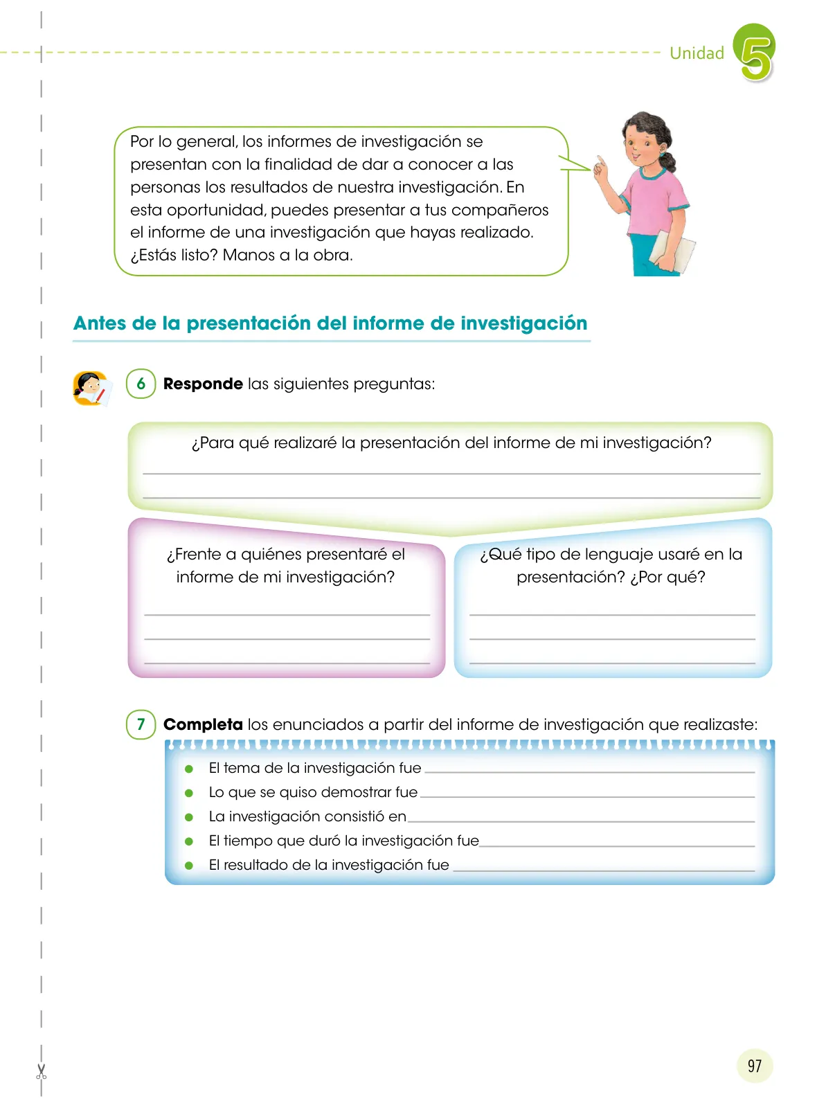 Página 98 de Comunicación 6 : cuaderno de trabajo para sexto grado de Educación Primaria 2019 · 2019