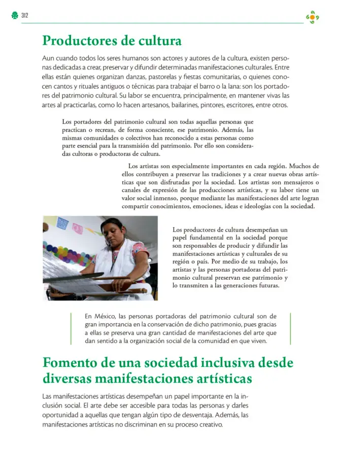 Página 313 de Colección Ximhai. Lenguajes. Libro de Educación Telesecundaria Grado 1° Ciclo Escolar 2025 - 2026