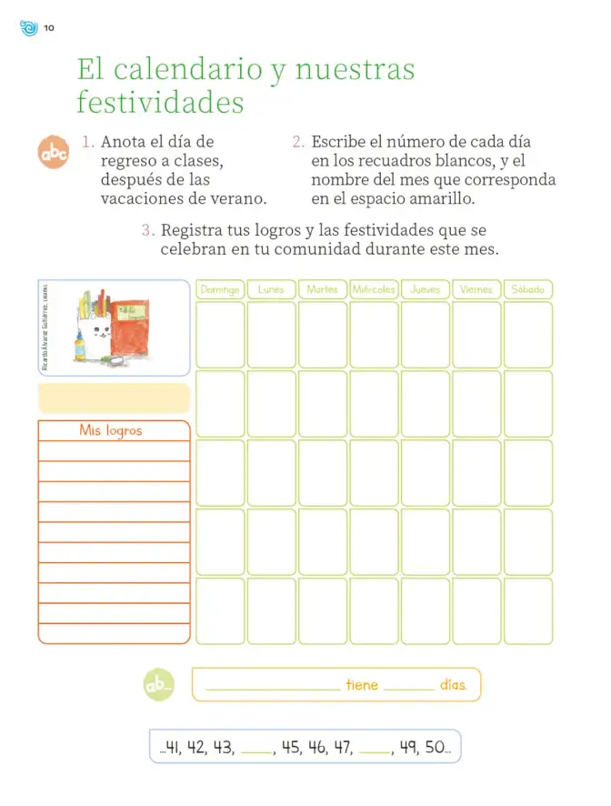 Página 11 de Múltiples lenguajes. Trazos y números. Libro de Educación Primaria Grado 2° Ciclo Escolar 2025 - 2026