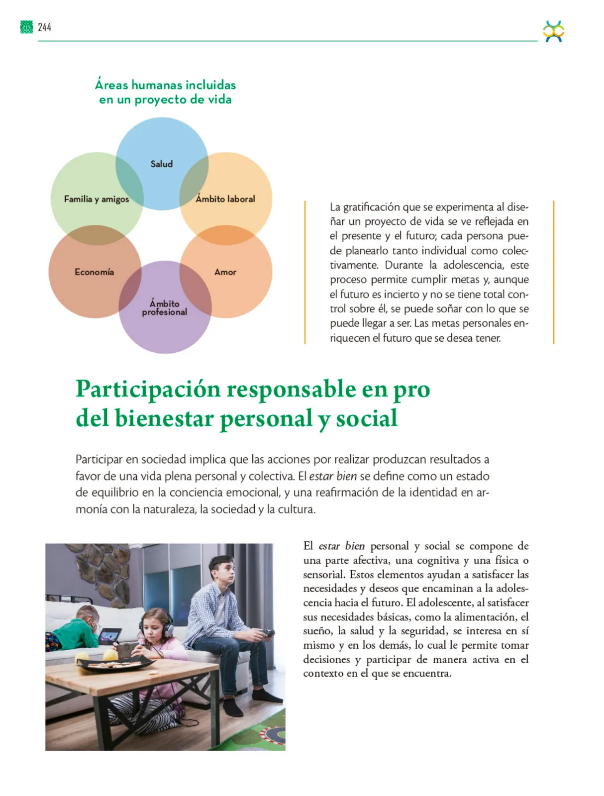 Miniatura página 245 de Colección Ximhai. De lo humano y lo comunitario.   Libro de Educación Telesecundaria Grado 1°  Ciclo Escolar 2025 - 2026