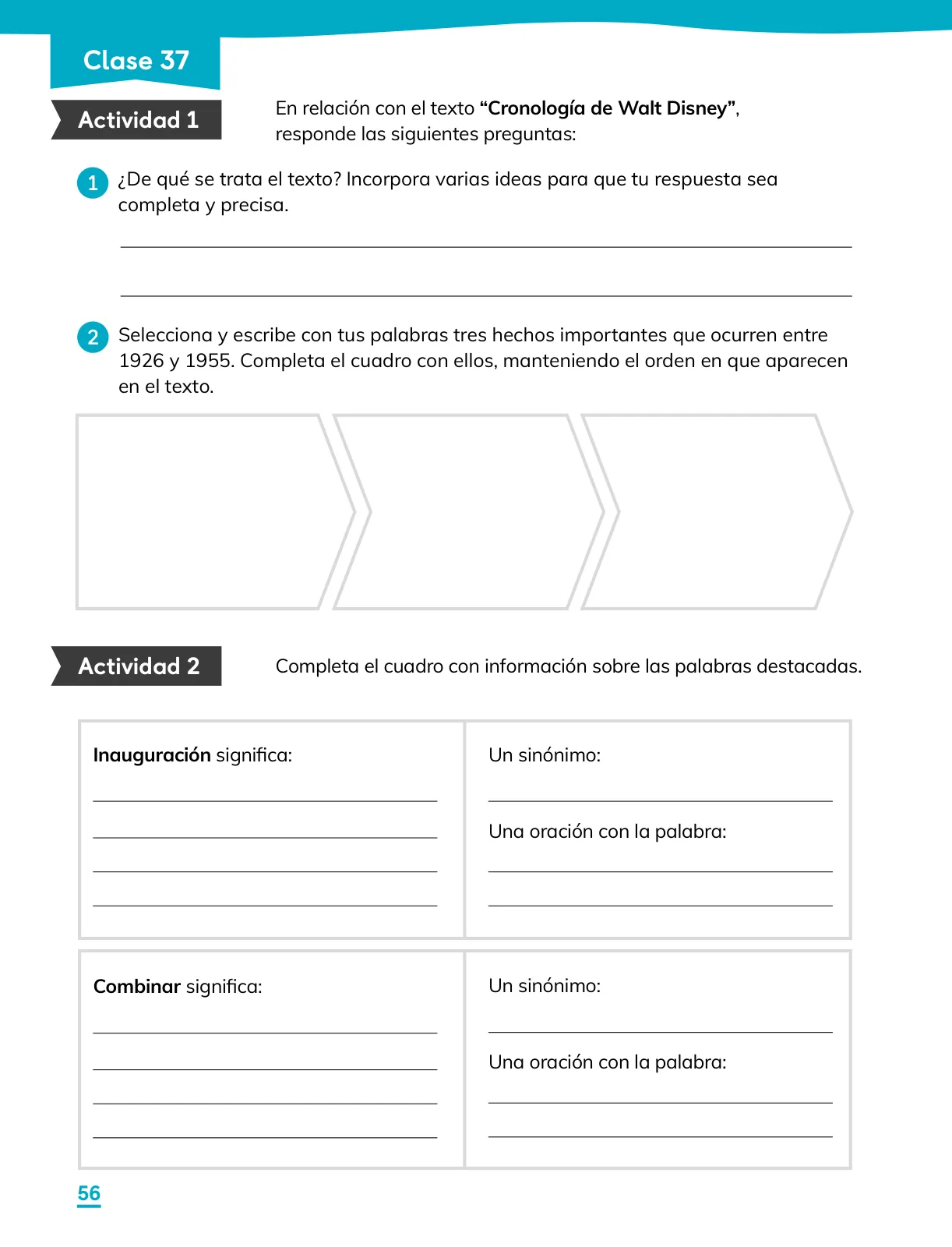 Miniatura página 58 de Lenguaje y Comunicación – Tercero Básico | Texto del Estudiante MINEDUC – Descargar PDF · 2024
