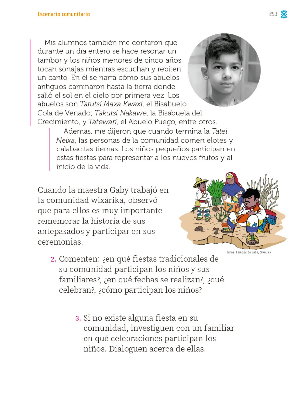 Página 254 de Proyectos Comunitarios. Libro de Educación Primaria Grado 1° Ciclo Escolar 2025 - 2026