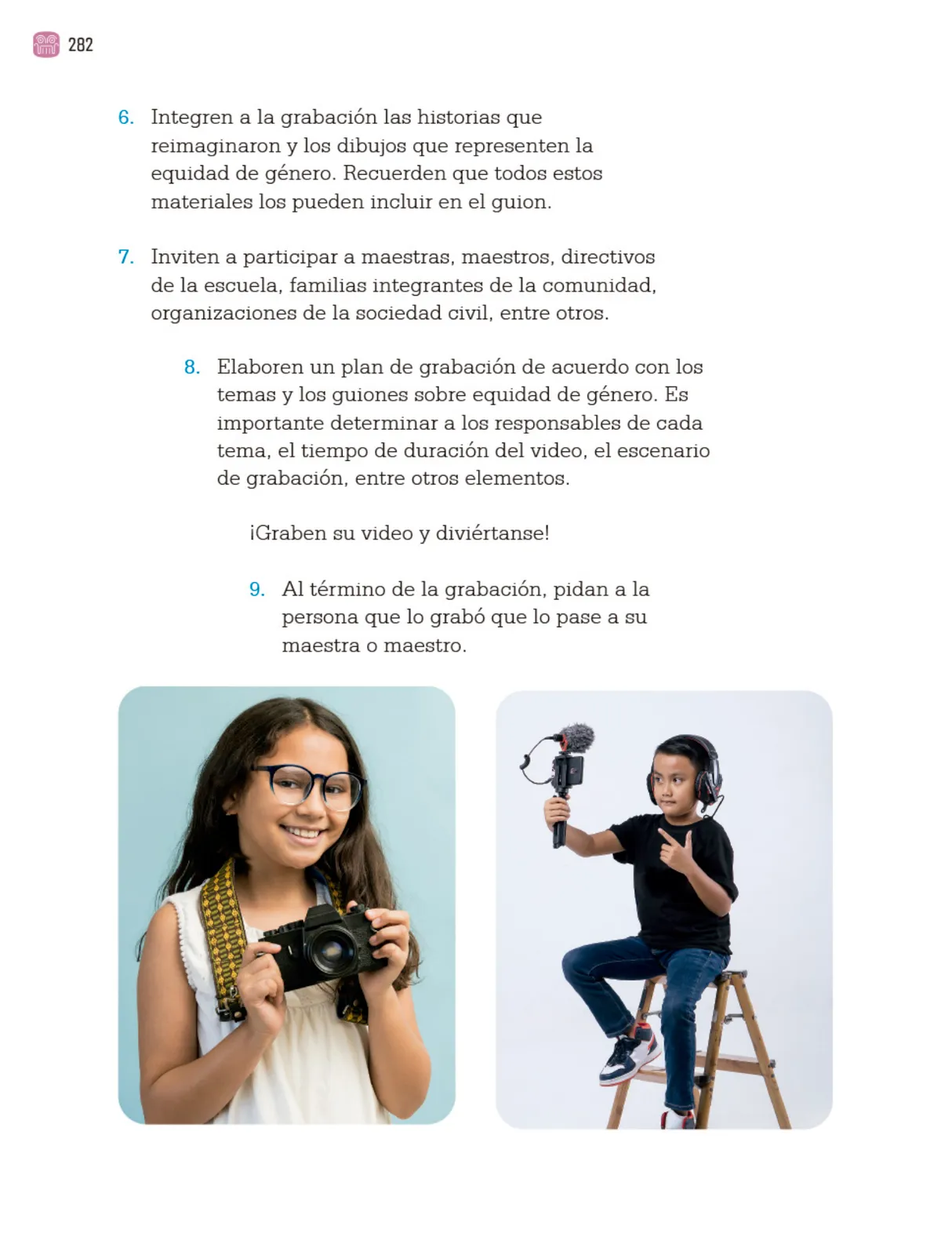 Miniatura página 285 de Proyectos Comunitarios.   Libro de Educación Primaria Grado 4°  Ciclo Escolar 2025 - 2026