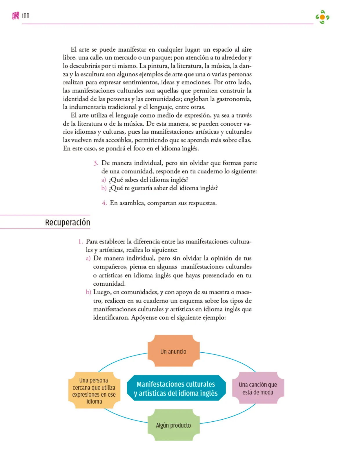 Miniatura página 101 de Colección Ximhai. Nuestro libro de proyectos.   Libro de Educación Secundaria Grado 1°  Ciclo Escolar 2025 - 2026