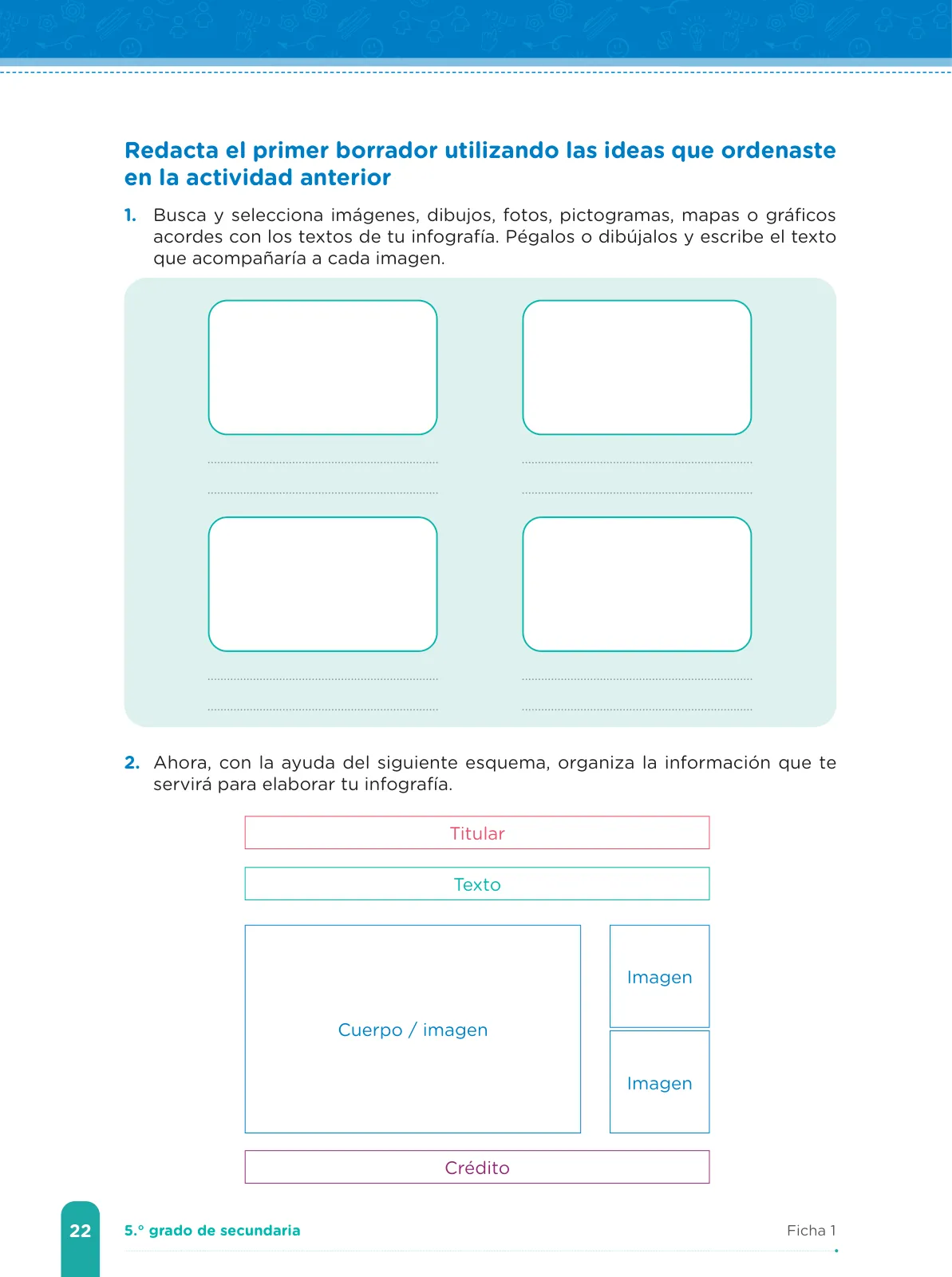 Página 24 de Fichas de aprendizaje de Comunicación 5 · 2024