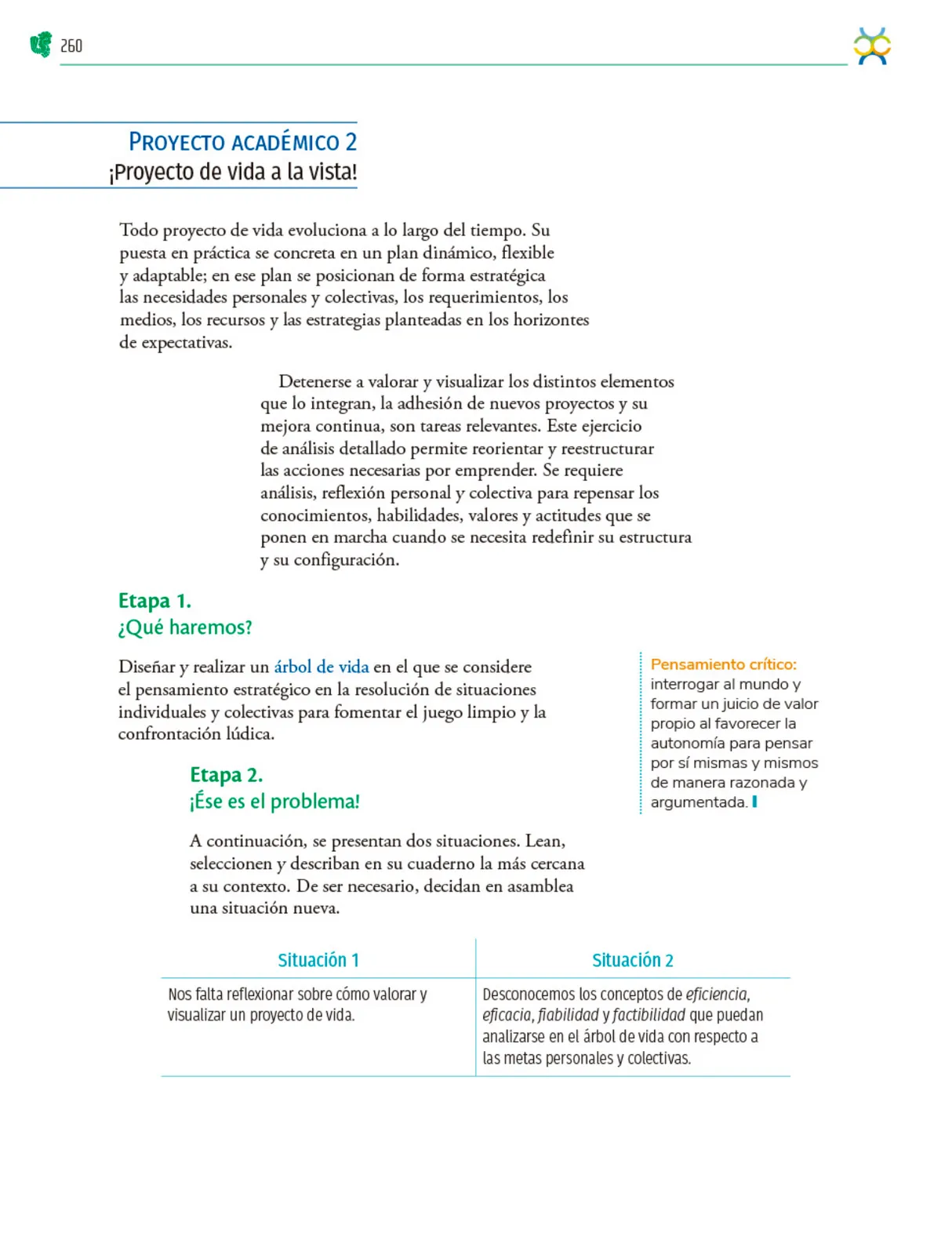 Página 261 de Colección Nanahuatzin. Nuestro libro de Proyectos. Tomo I. Libro de Educación Telesecundaria Grado 3° Ciclo Escolar 2025 - 2026