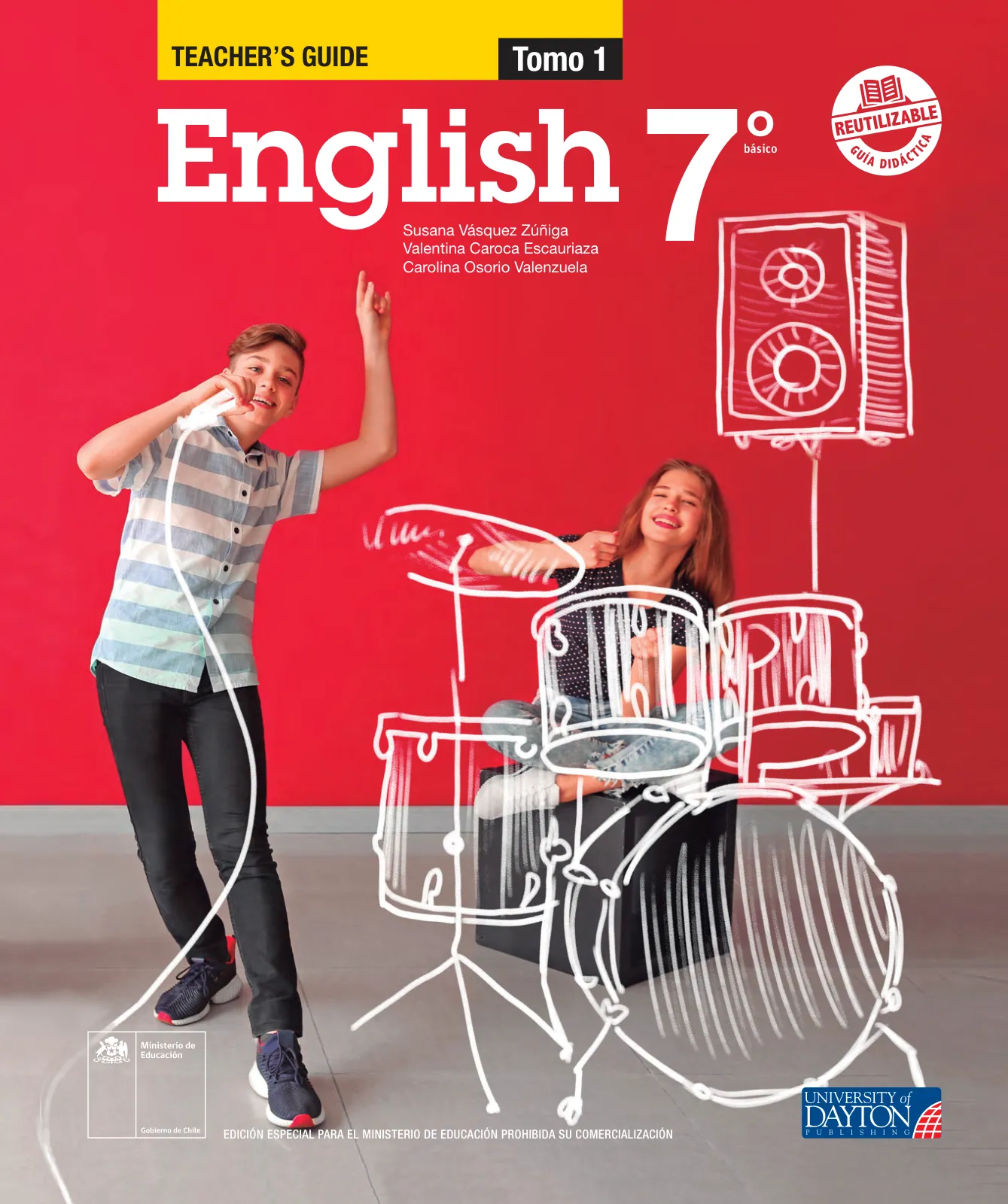 Portada de Inglés – Séptimo Básico | Student’s Book MINEDUC – Descargar PDF · 2024