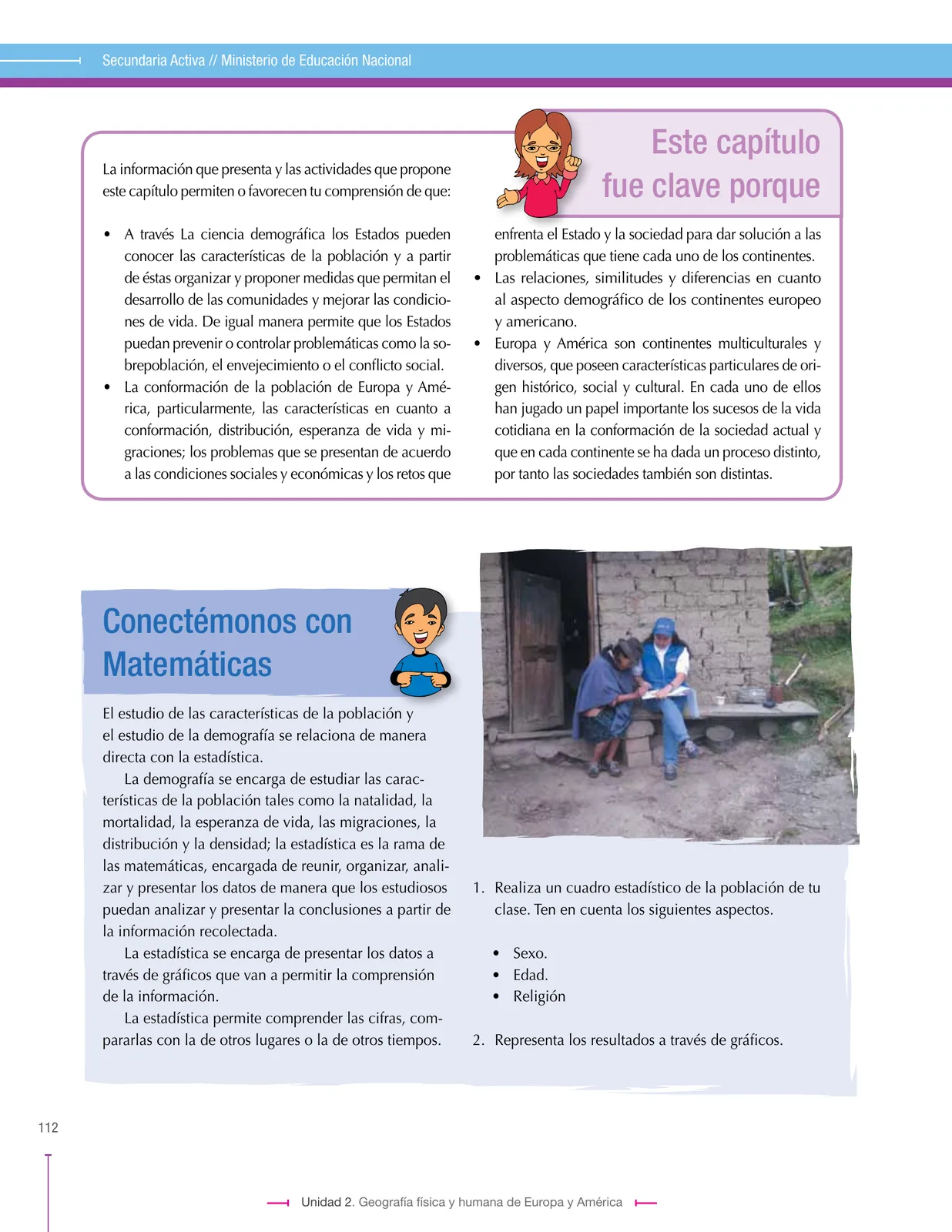 Miniatura página 112 de Ciencias Sociales 7° · Secundaria Activa