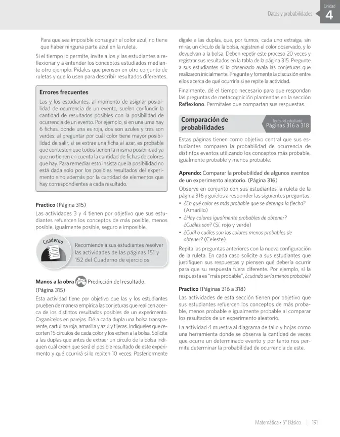 Página 207 de Matemática – Quinto Básico | Texto del Estudiante MINEDUC – Descargar PDF · 2024