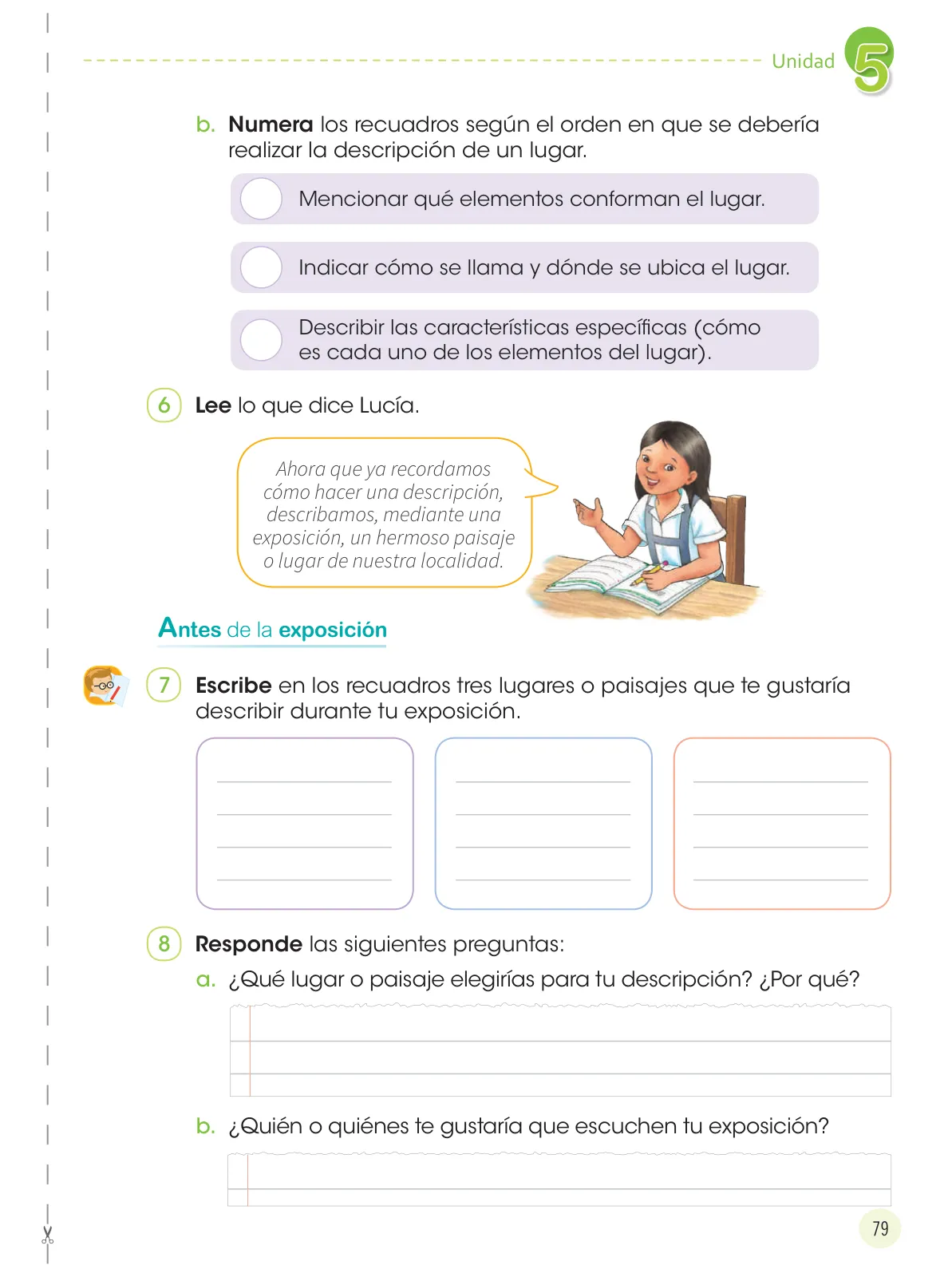 Miniatura página 81 de Comunicación 4 : cuaderno de trabajo para cuarto grado de Educación Primaria 2019 · 2019