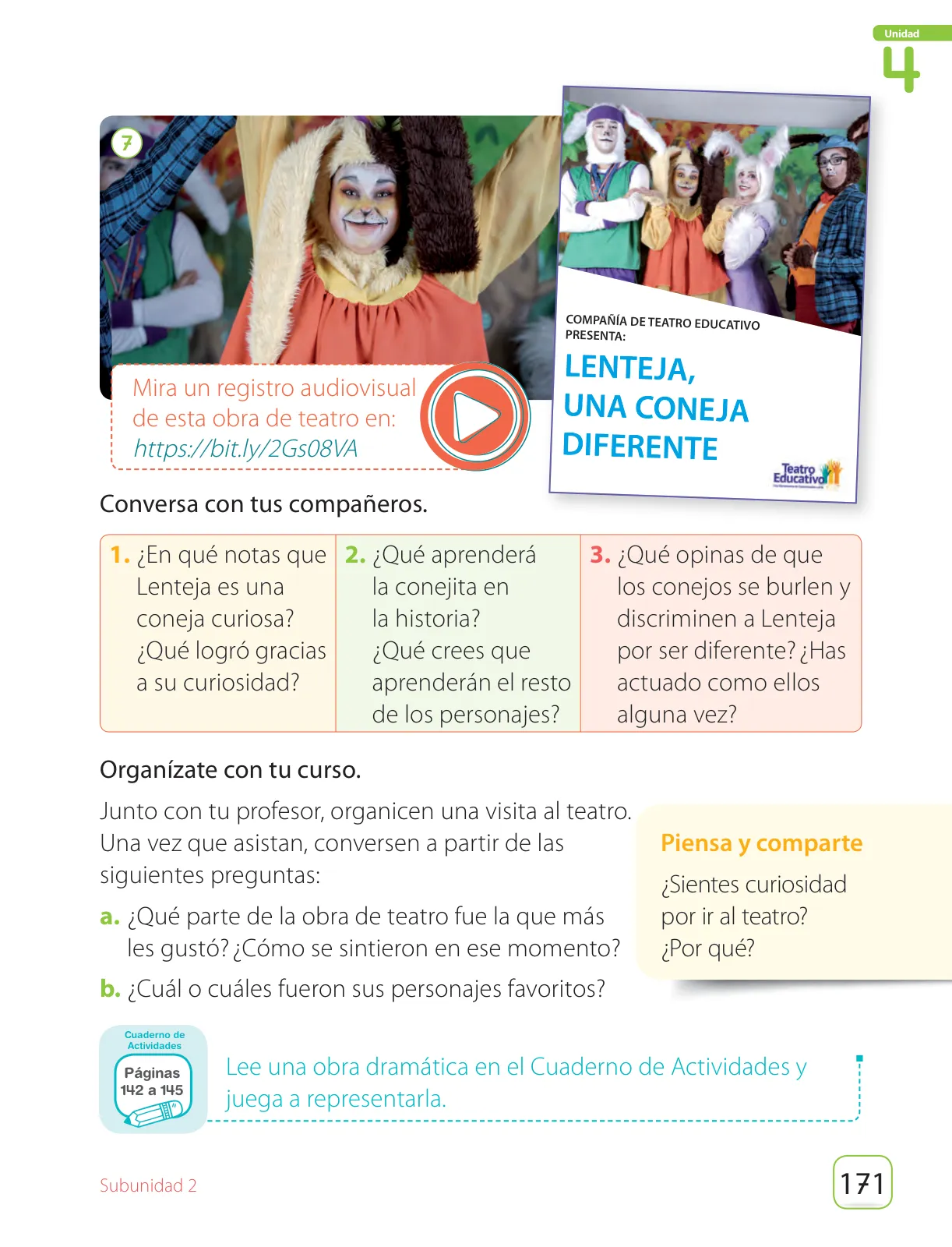 Página 173 de Lenguaje y Comunicación – Segundo Básico – Texto del Estudiante MINEDUC – Descargar PDF · 2024