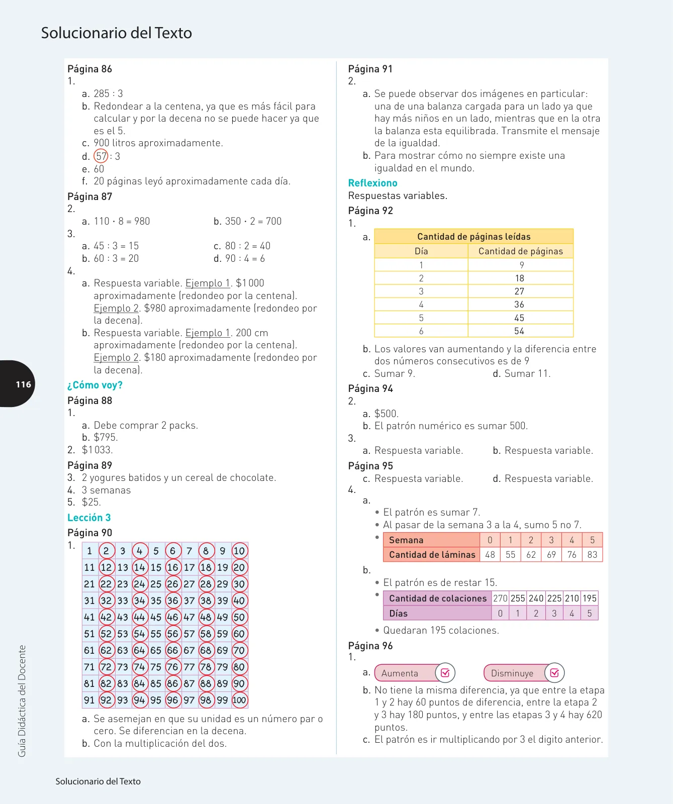 Página 305 de Matemática – Cuarto Básico | Texto del Estudiante MINEDUC – Descargar PDF · 2024