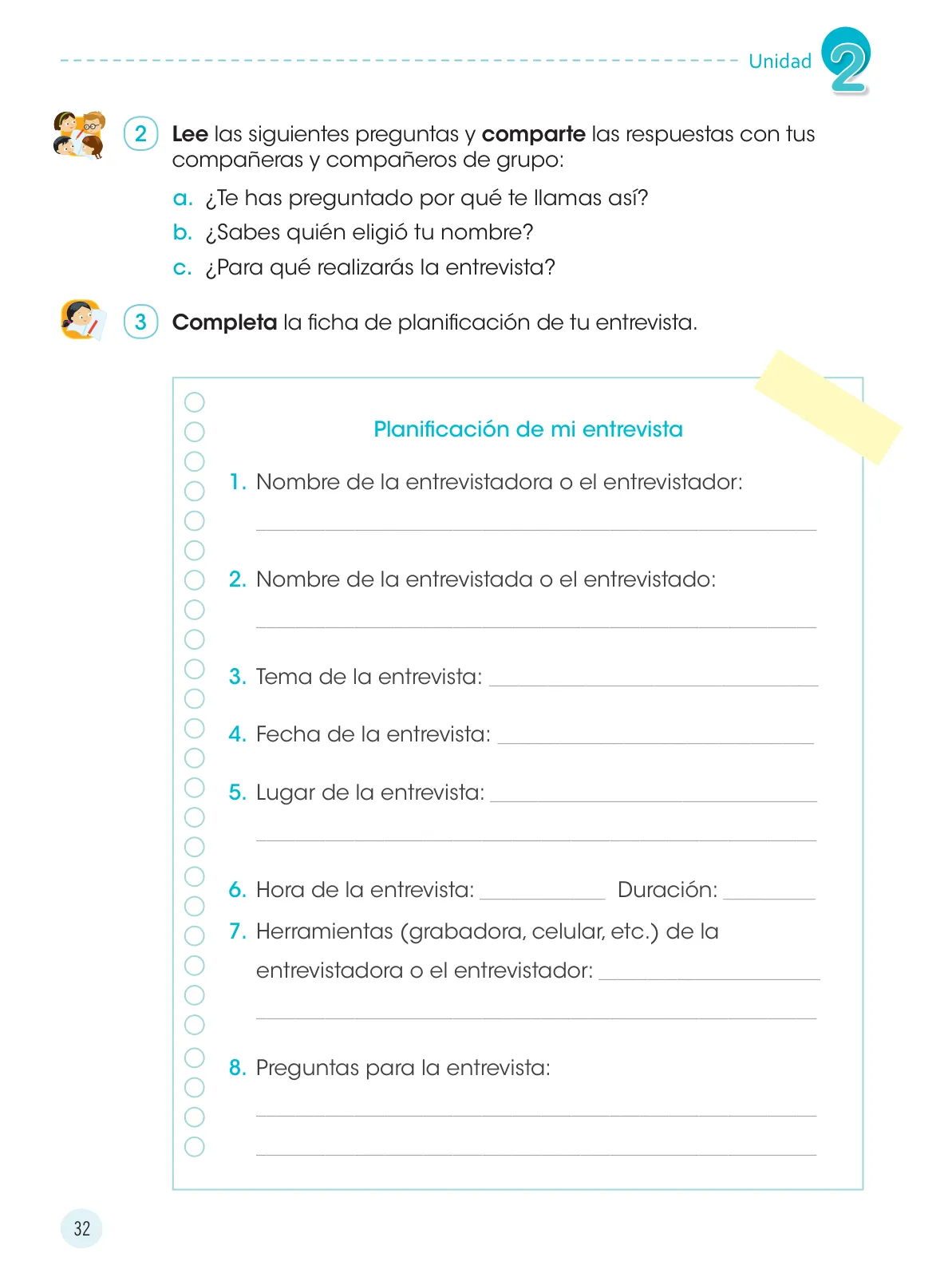 Página 34 de Comunicación 4 : cuaderno de trabajo para cuarto grado de Educación Primaria 2019 · 2019