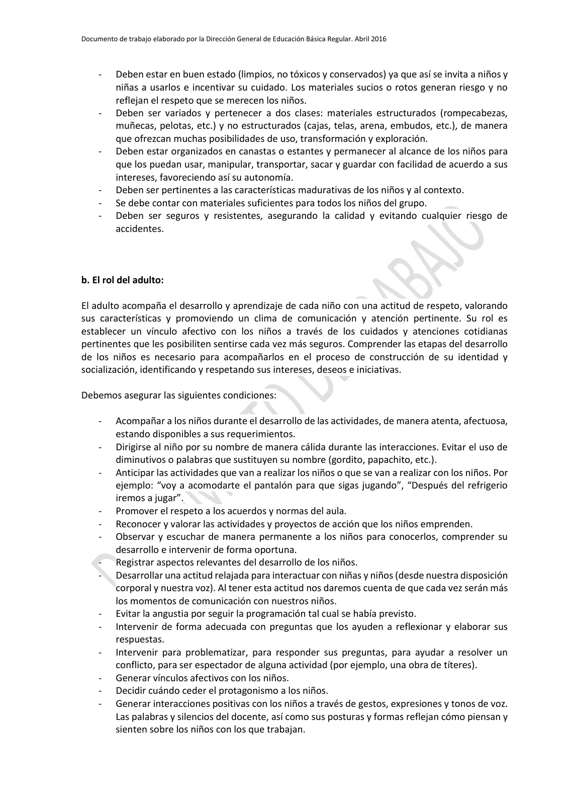 Miniatura página 8 de Programa curricular de Educación Inicial · 2016
