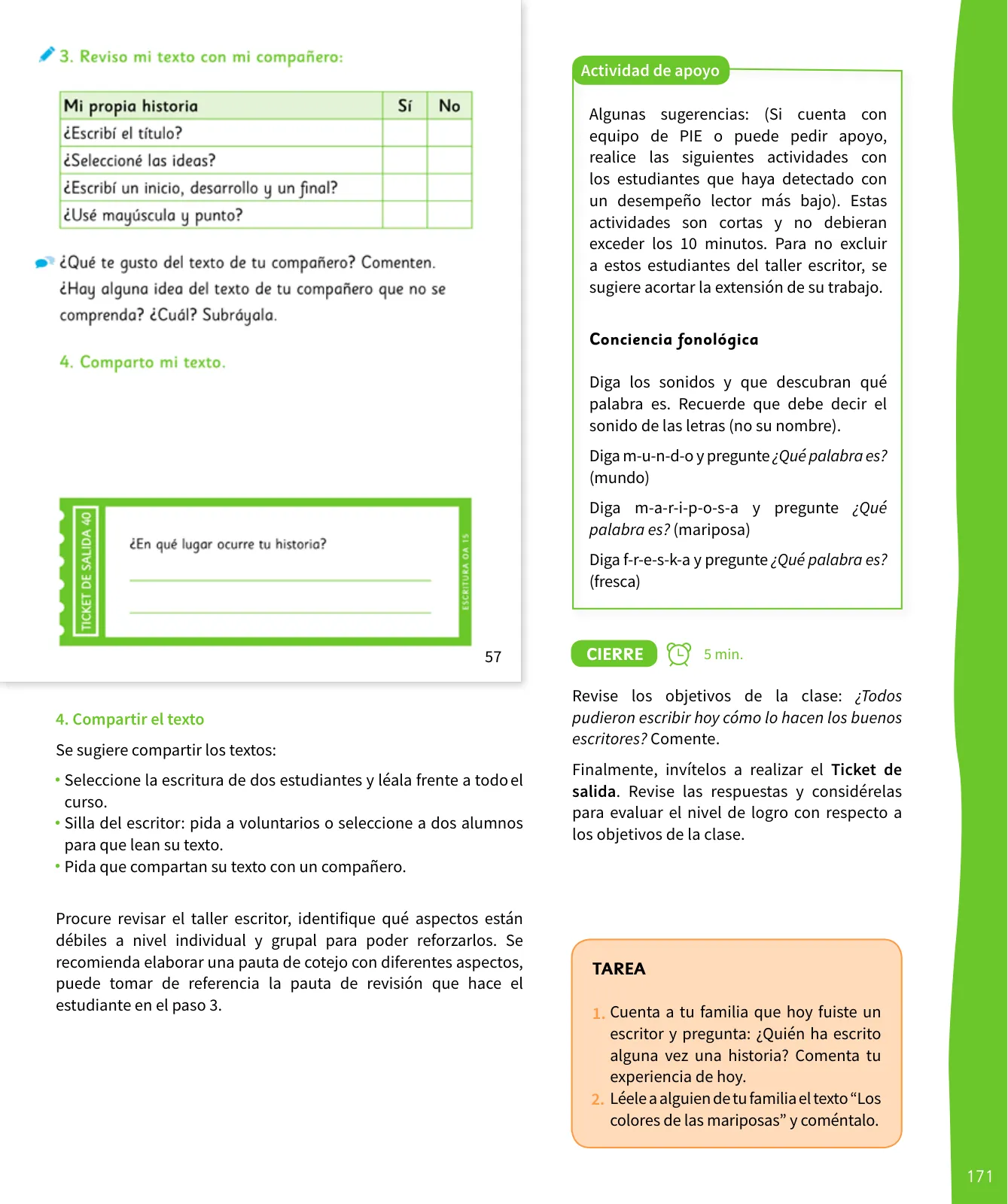 Página 172 de Lenguaje y Comunicación – Segundo Básico – Texto del Estudiante MINEDUC – Descargar PDF · 2024