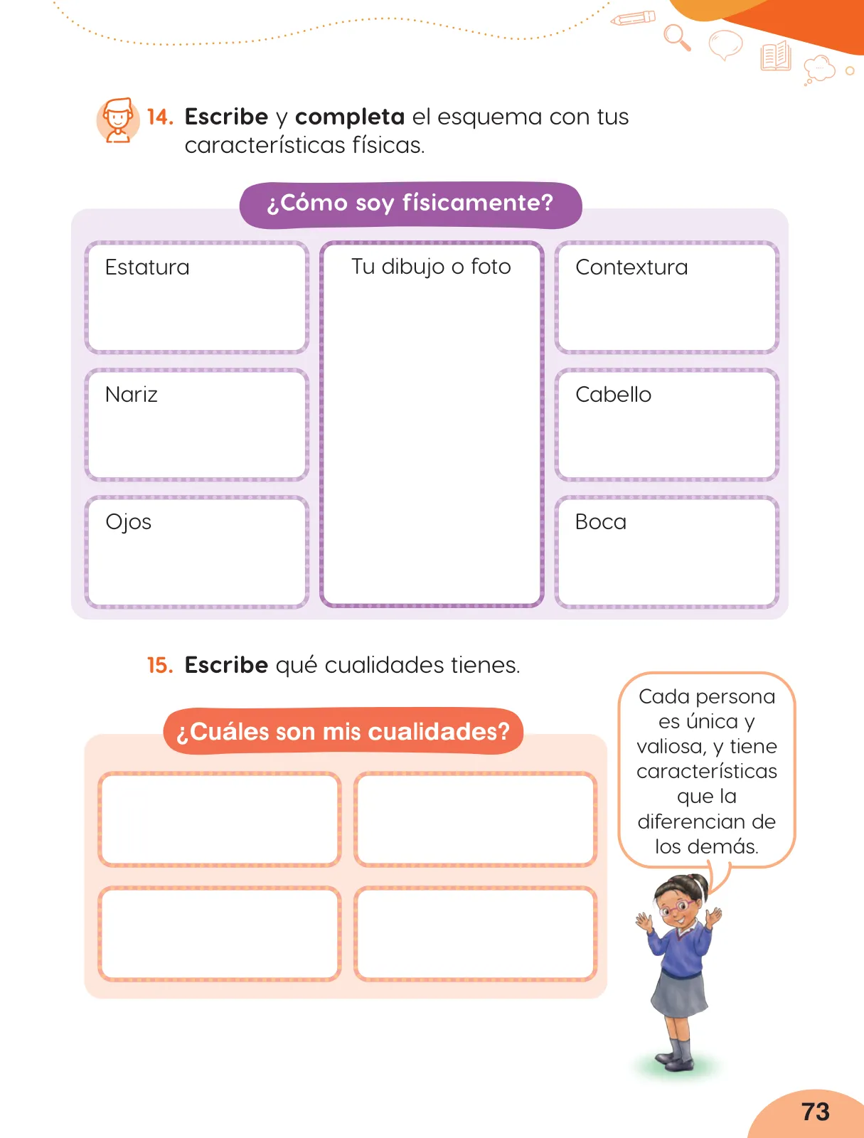 Página 75 de Cuadernillo de Comunicación 2, segundo grado de Primaria · 2023