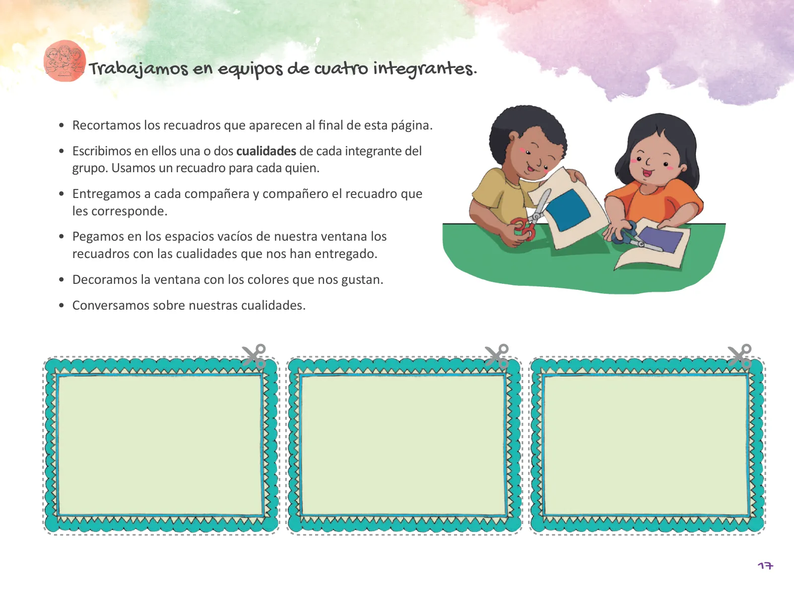 Miniatura página 19 de Cuadernillo de Tutoría Segundo Grado Educación Primaria 2019 · 2019